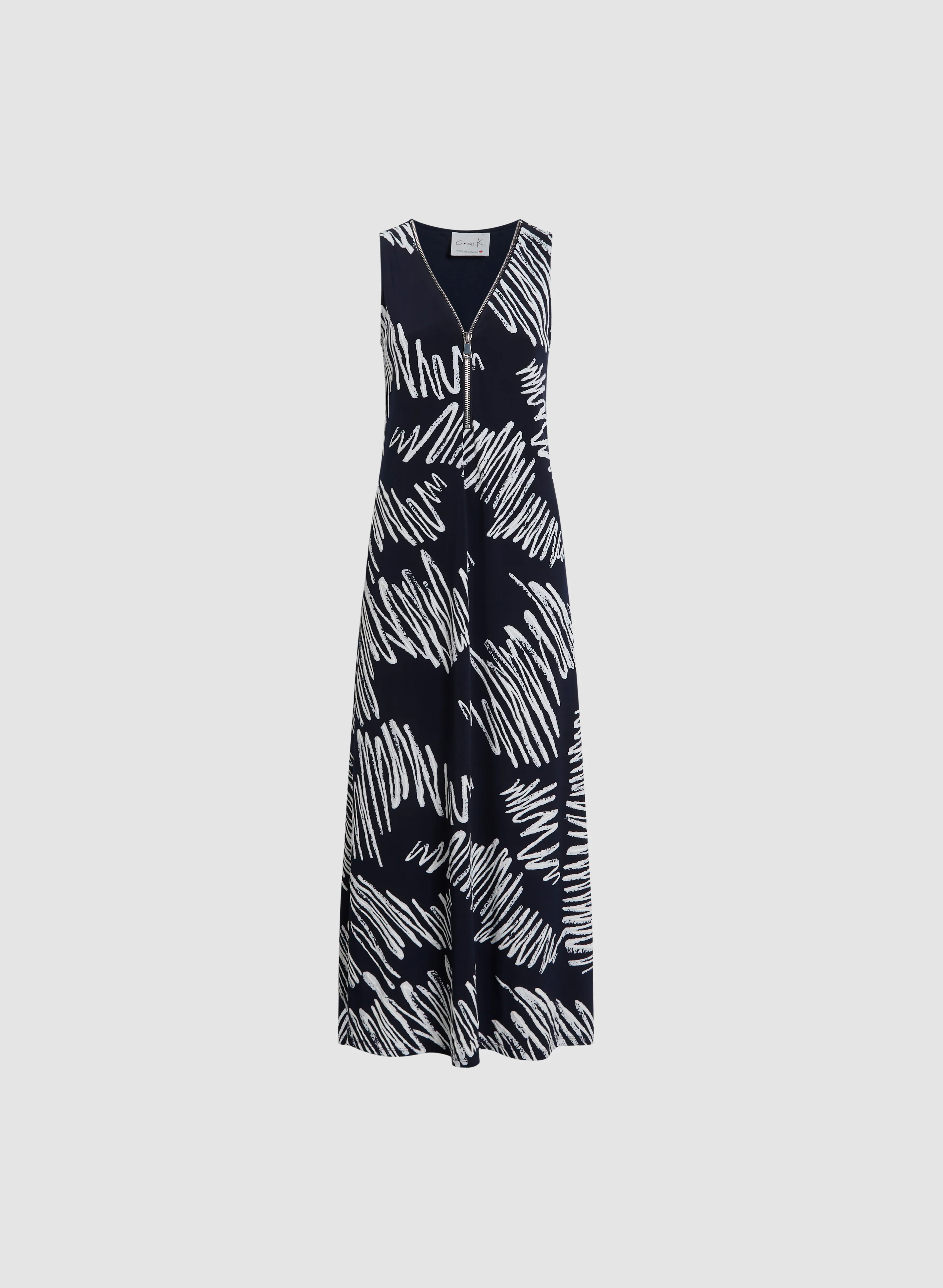 Abstract Pattern Maxi Dress - Image 6