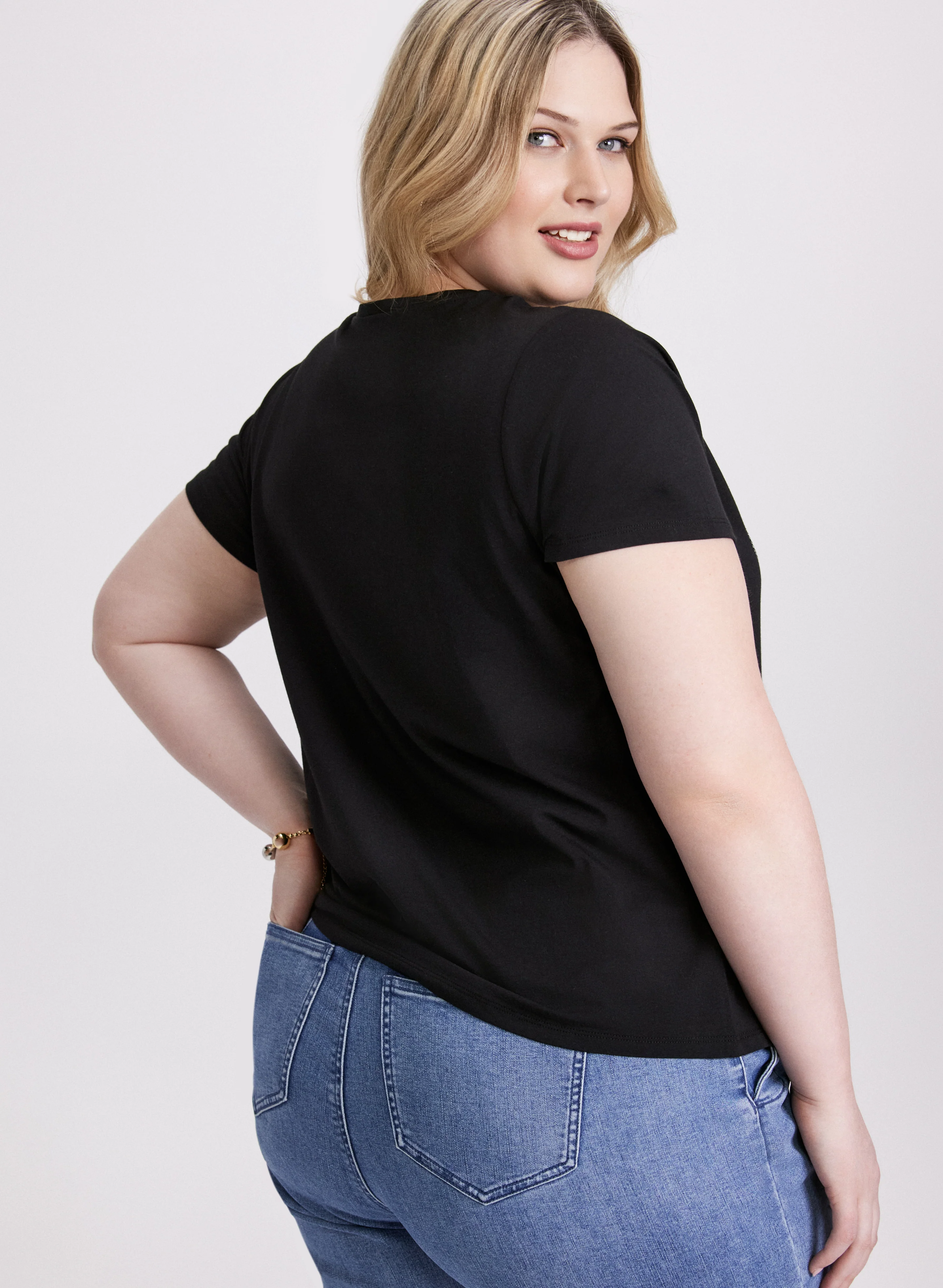 'Amore' Cotton & Modal T-Shirt - Image 4