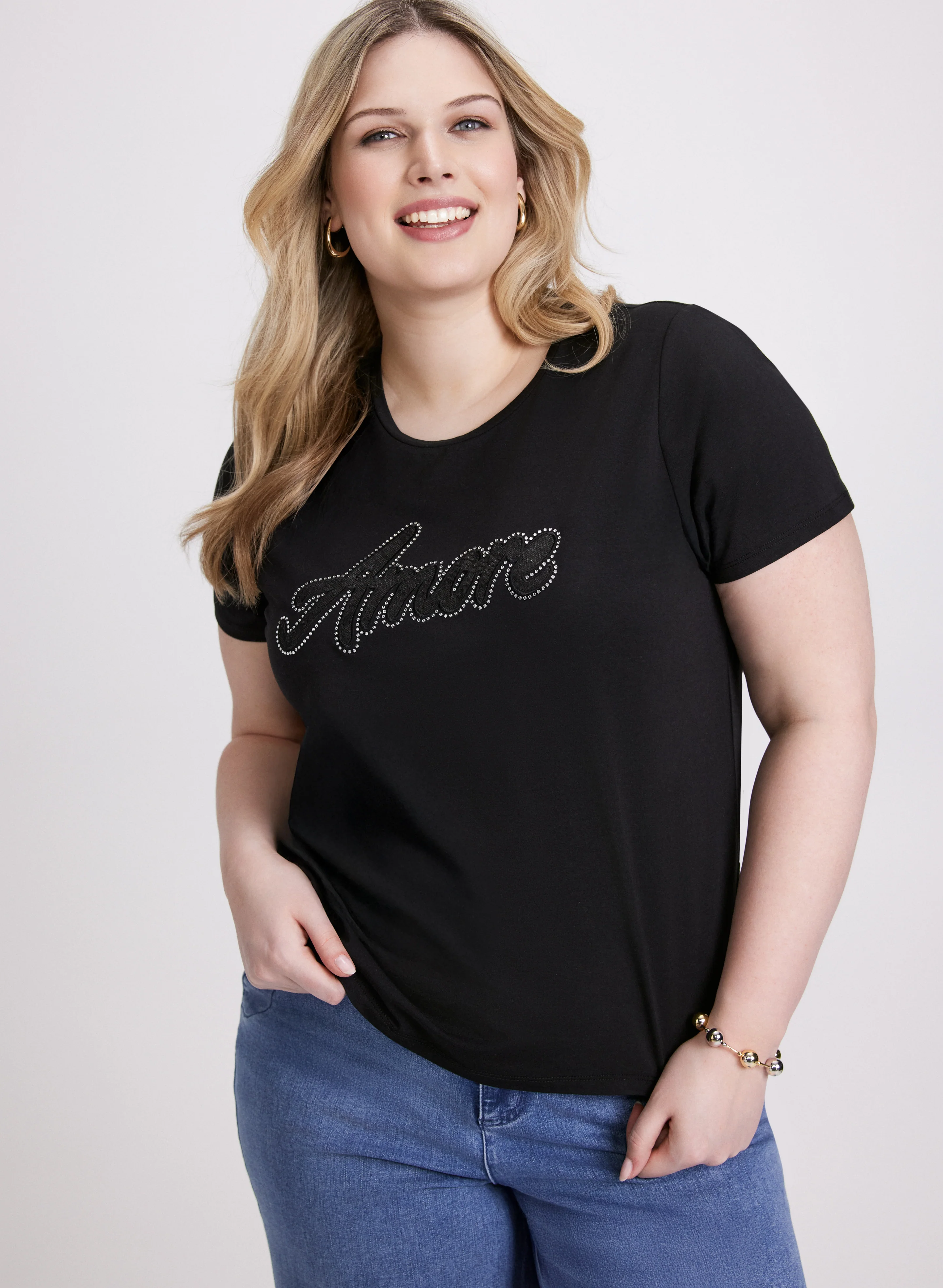 'Amore' Cotton & Modal T-Shirt - Image 5