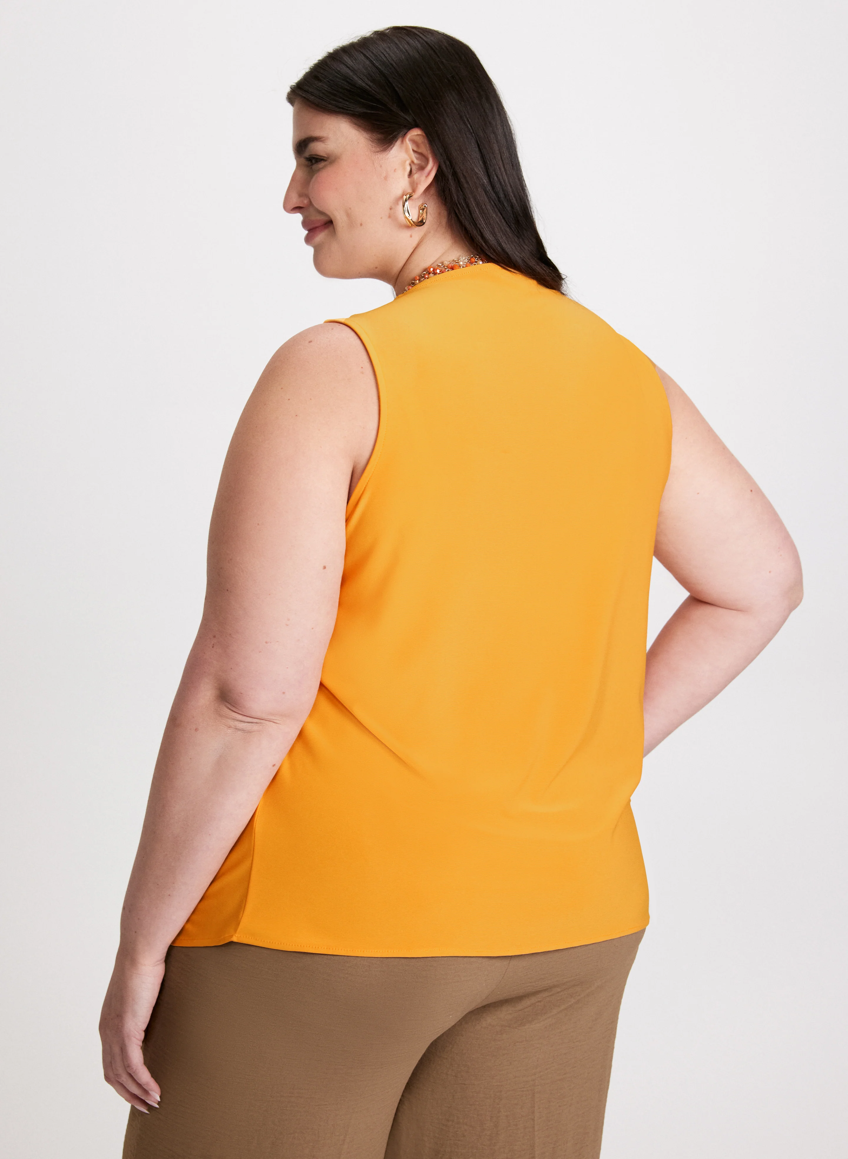 Asymmetric Overlay Tank Top - Image 4