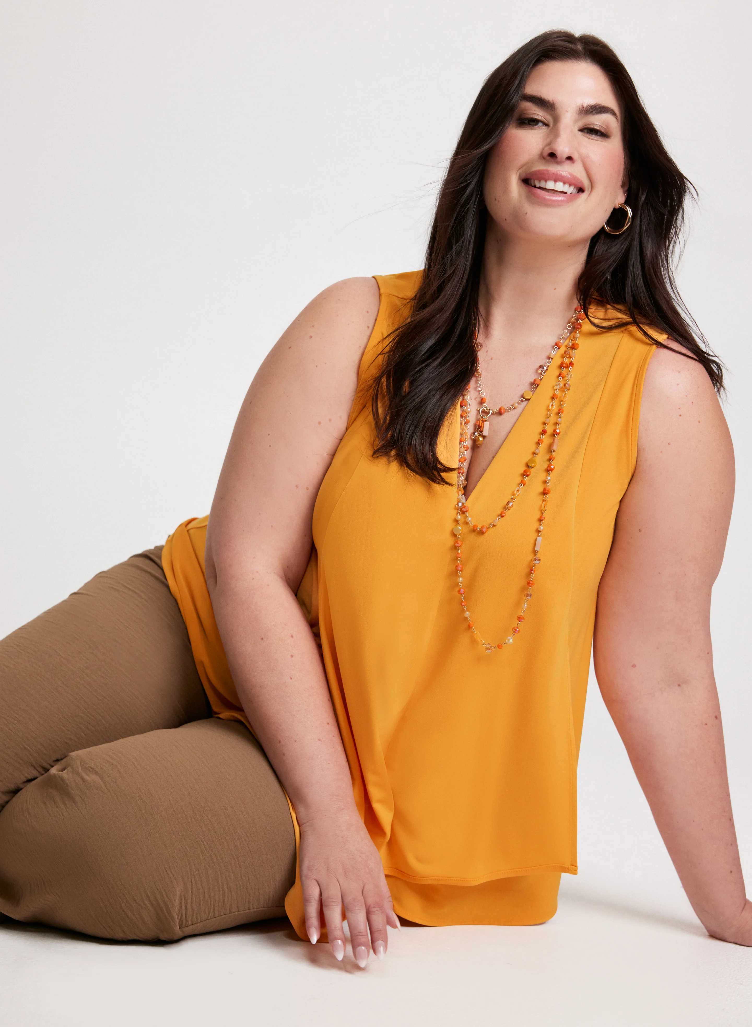 Asymmetric Overlay Tank Top - Image 5
