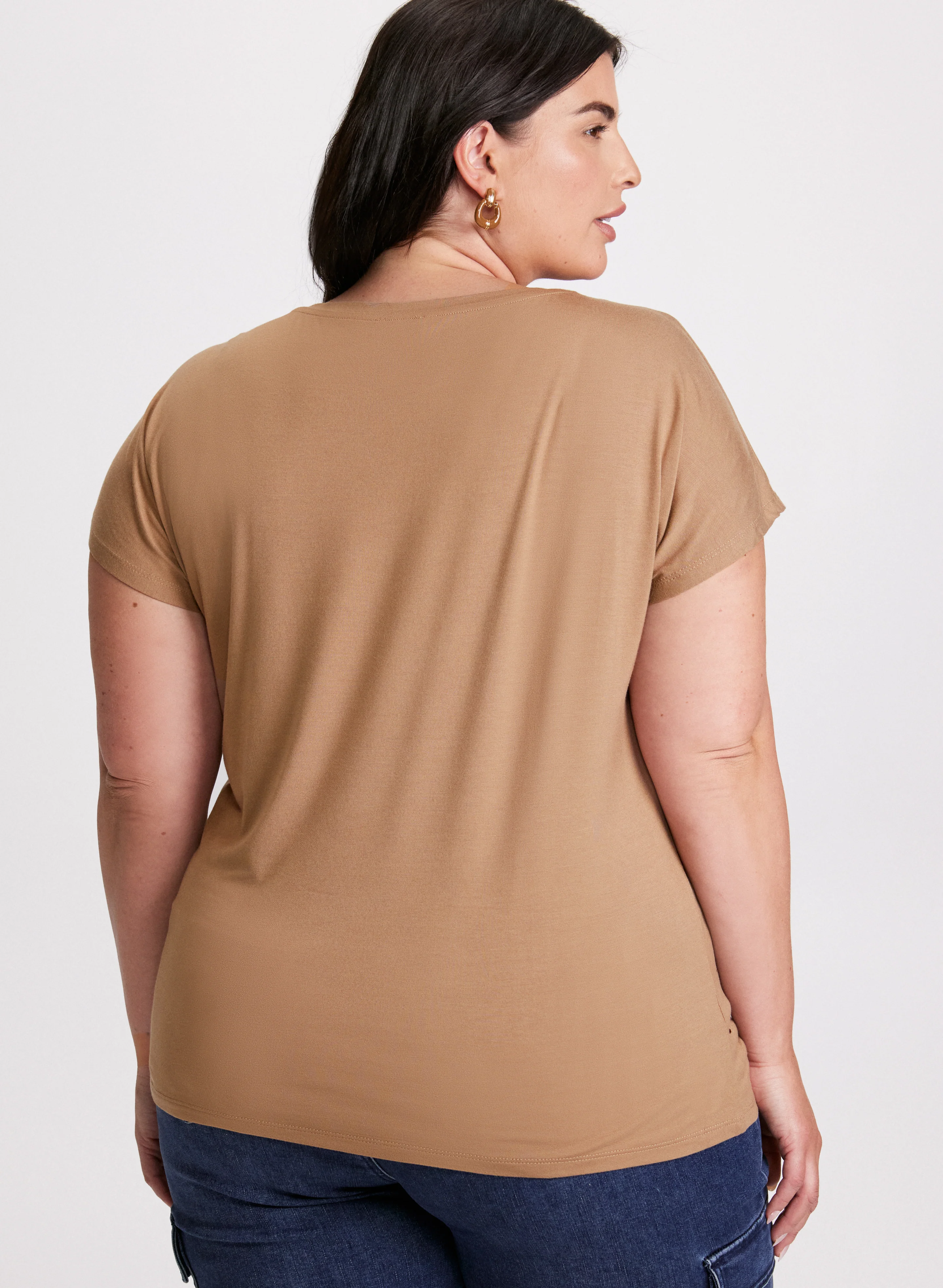 Bead Embellished T-Shirt - Image 4