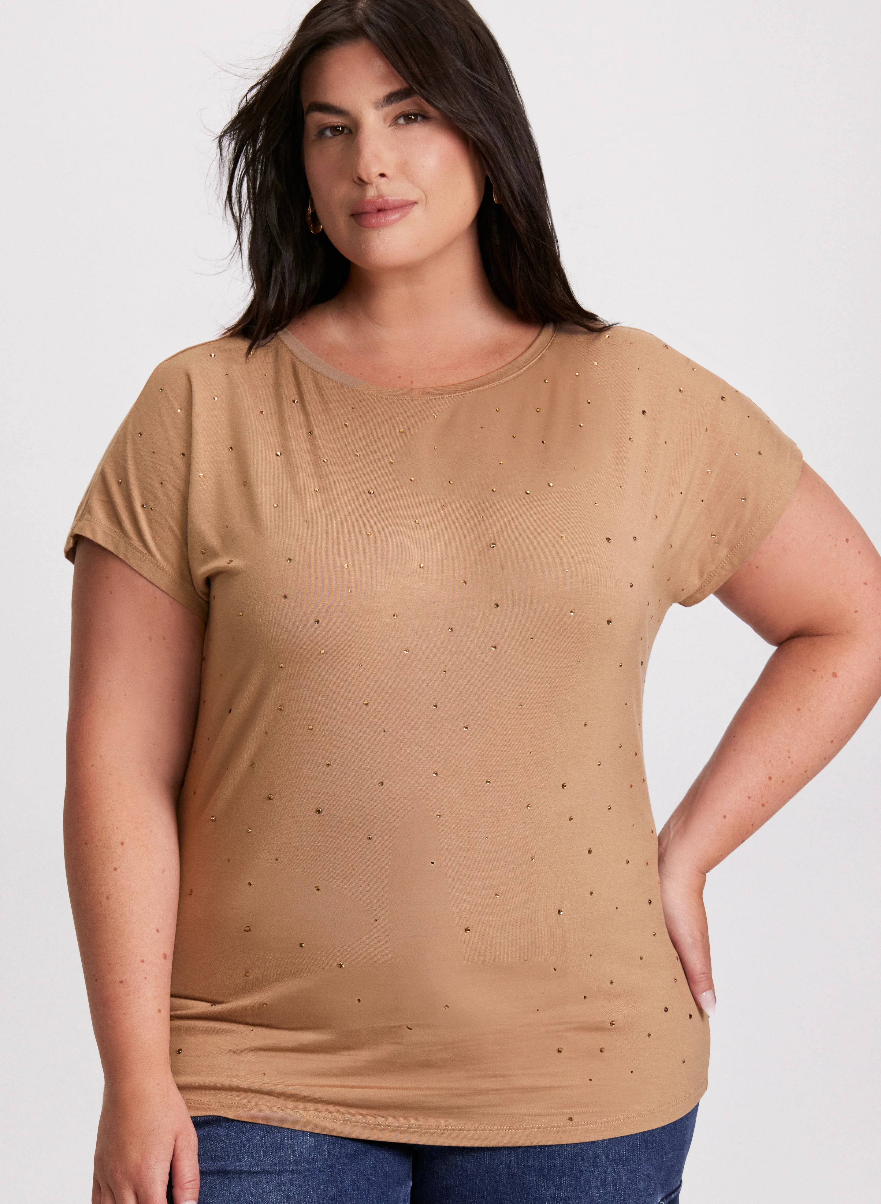 Bead Embellished T-Shirt - Image 7