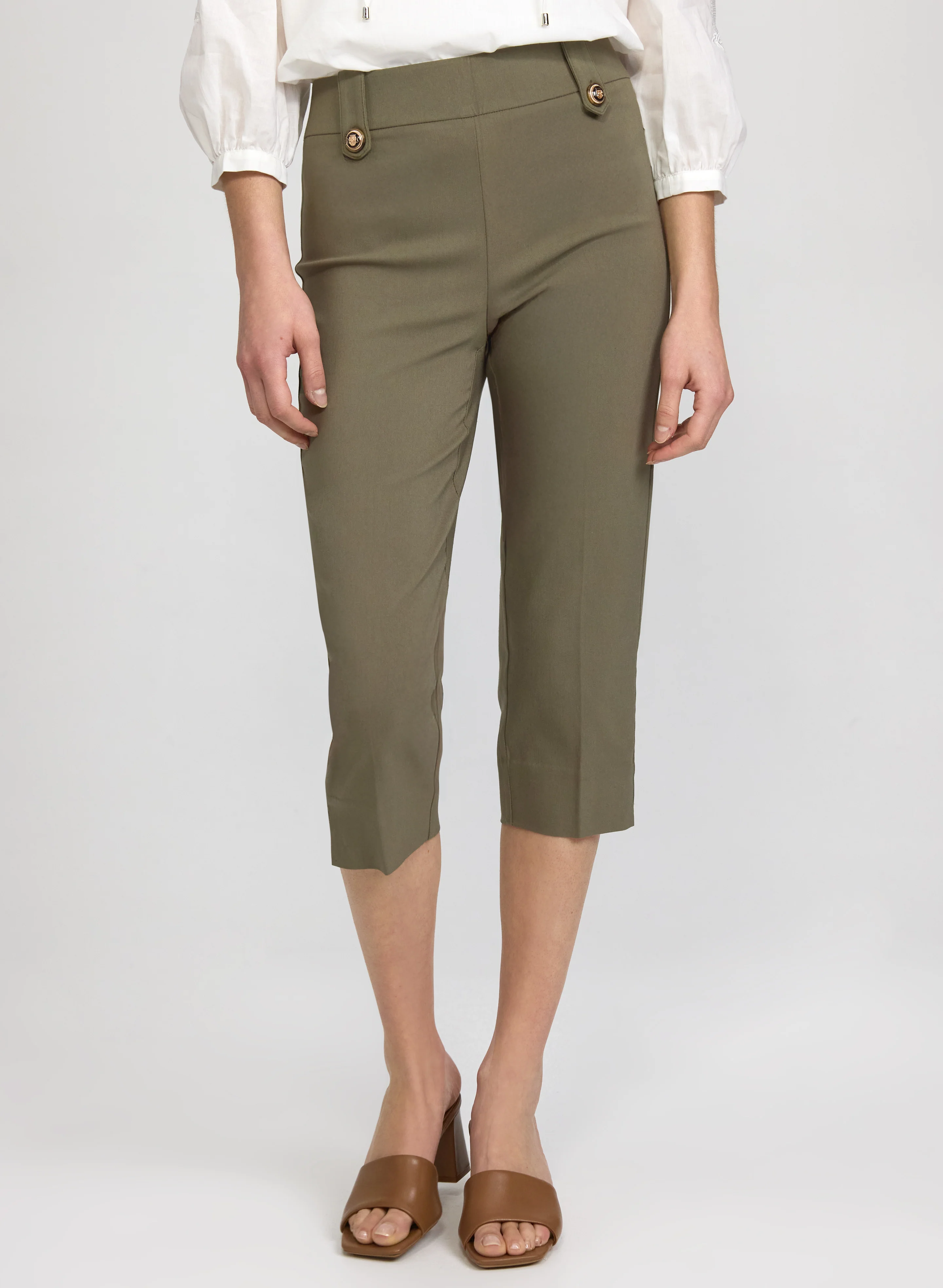 Bengaline Pull-On Capris