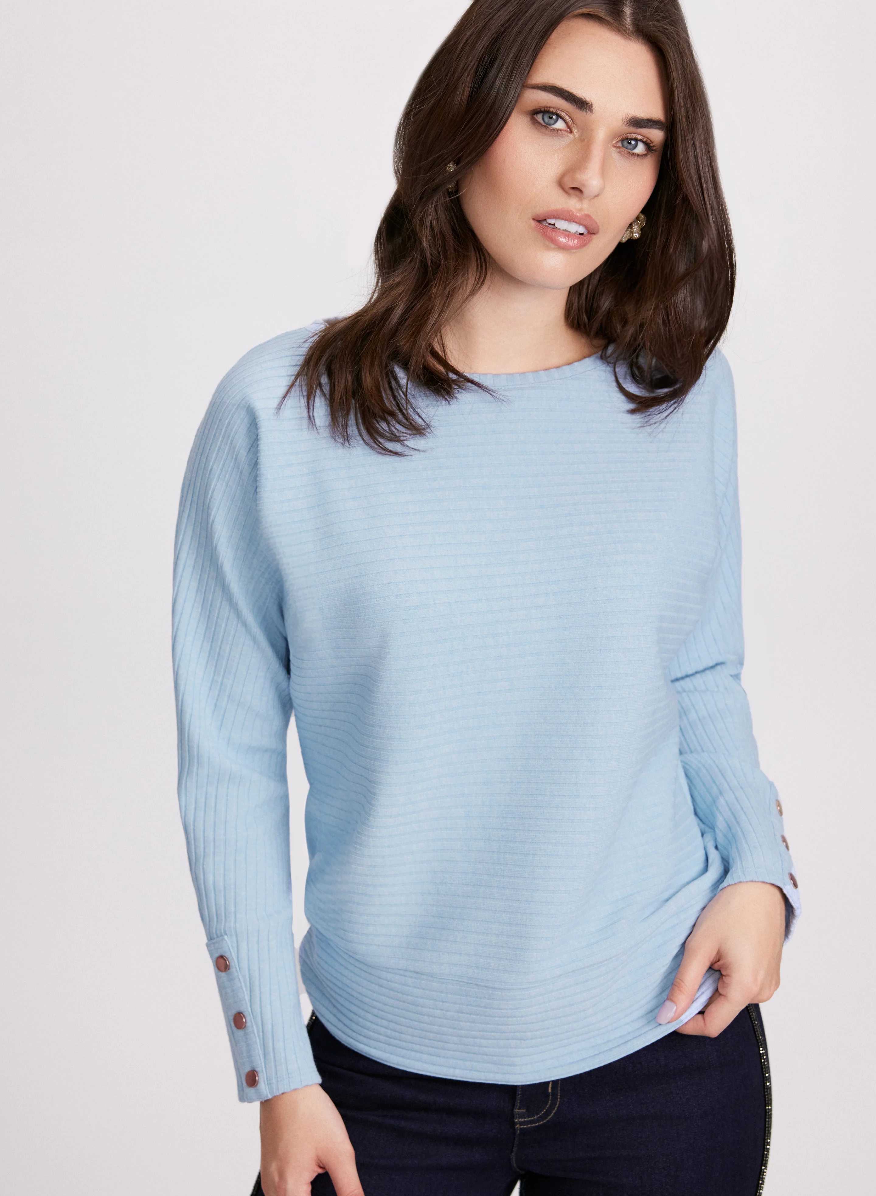 Boat Neck Knit Top - Image 5