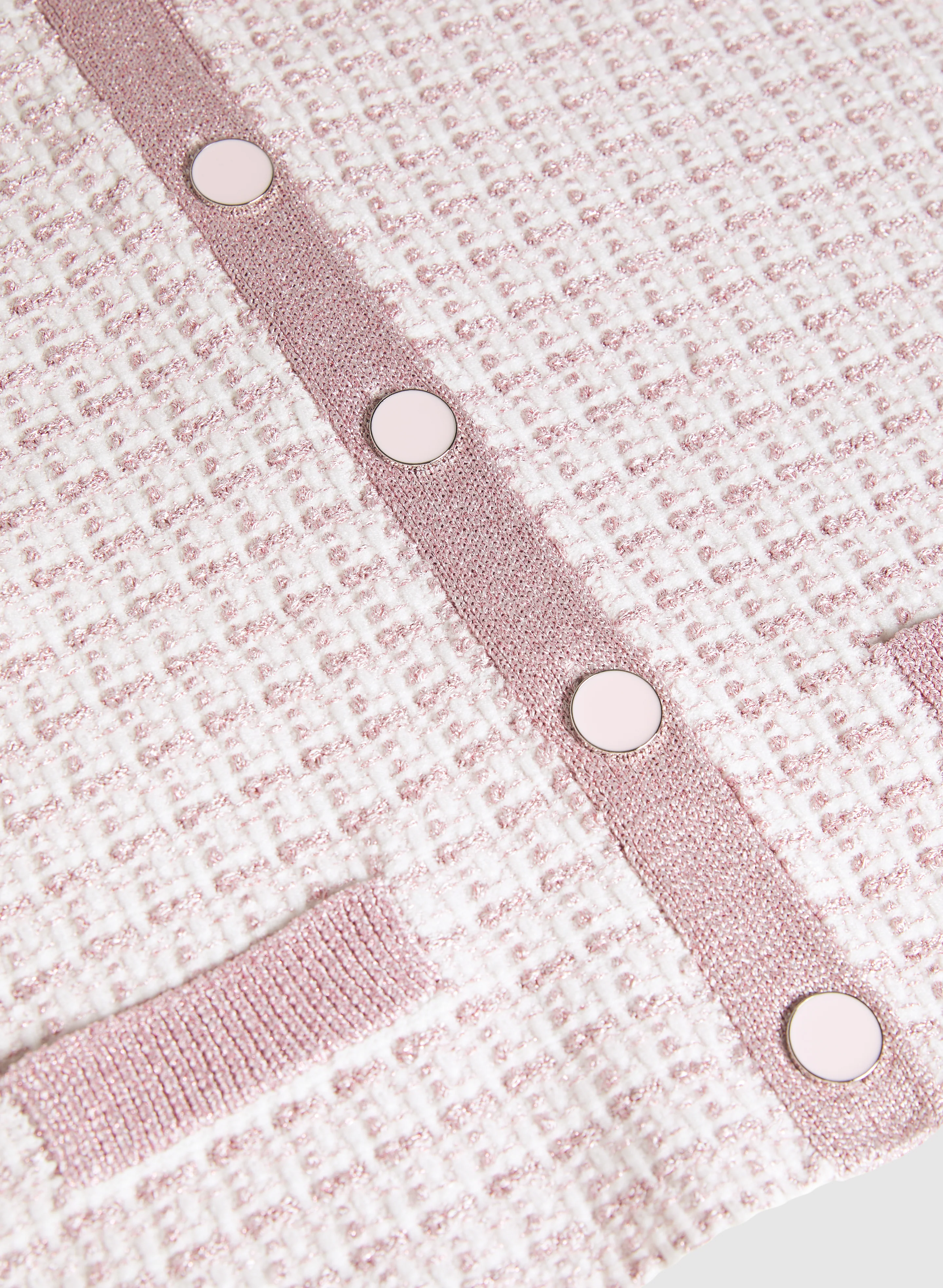 Bouclé Button Cardigan - Image 7