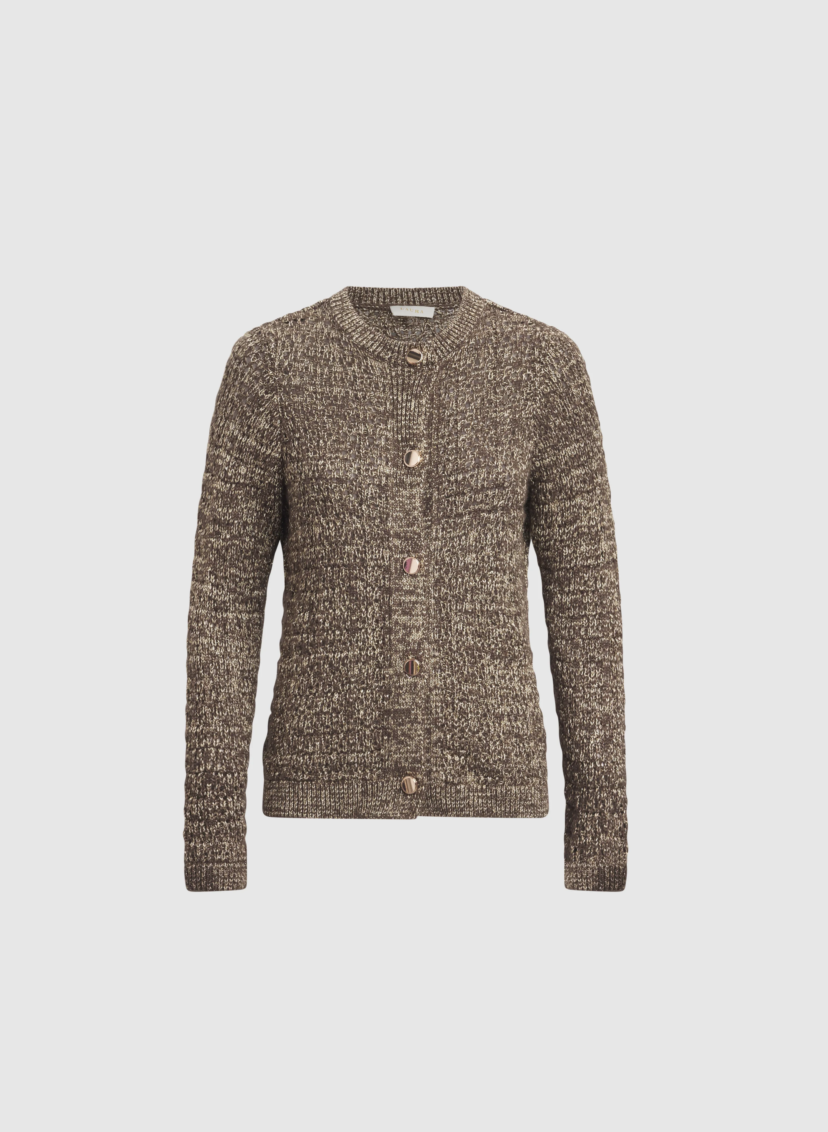 Bouclé Button-Down Cardigan - Image 5