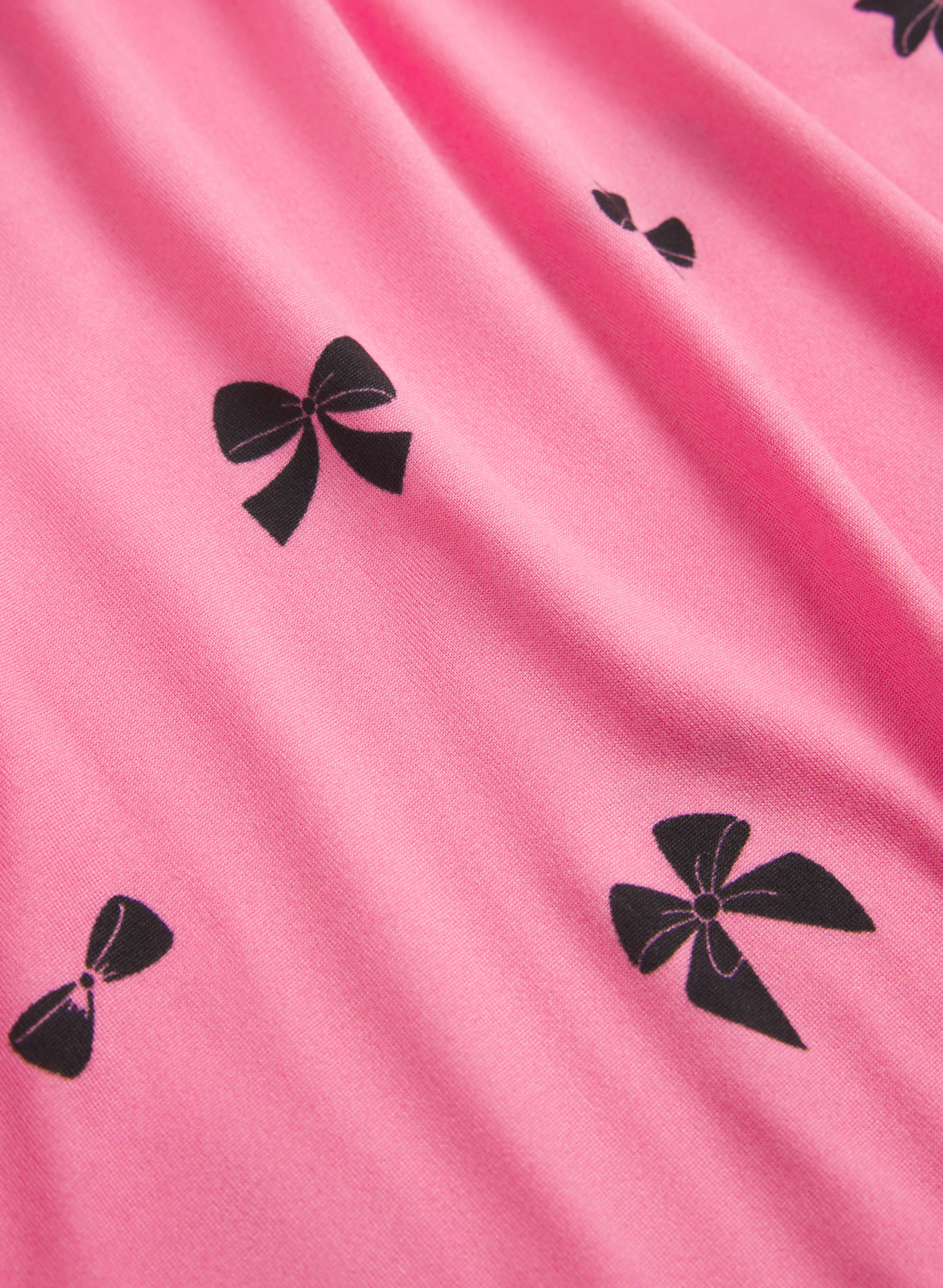 Bow Print Jersey Nightgown - Image 7