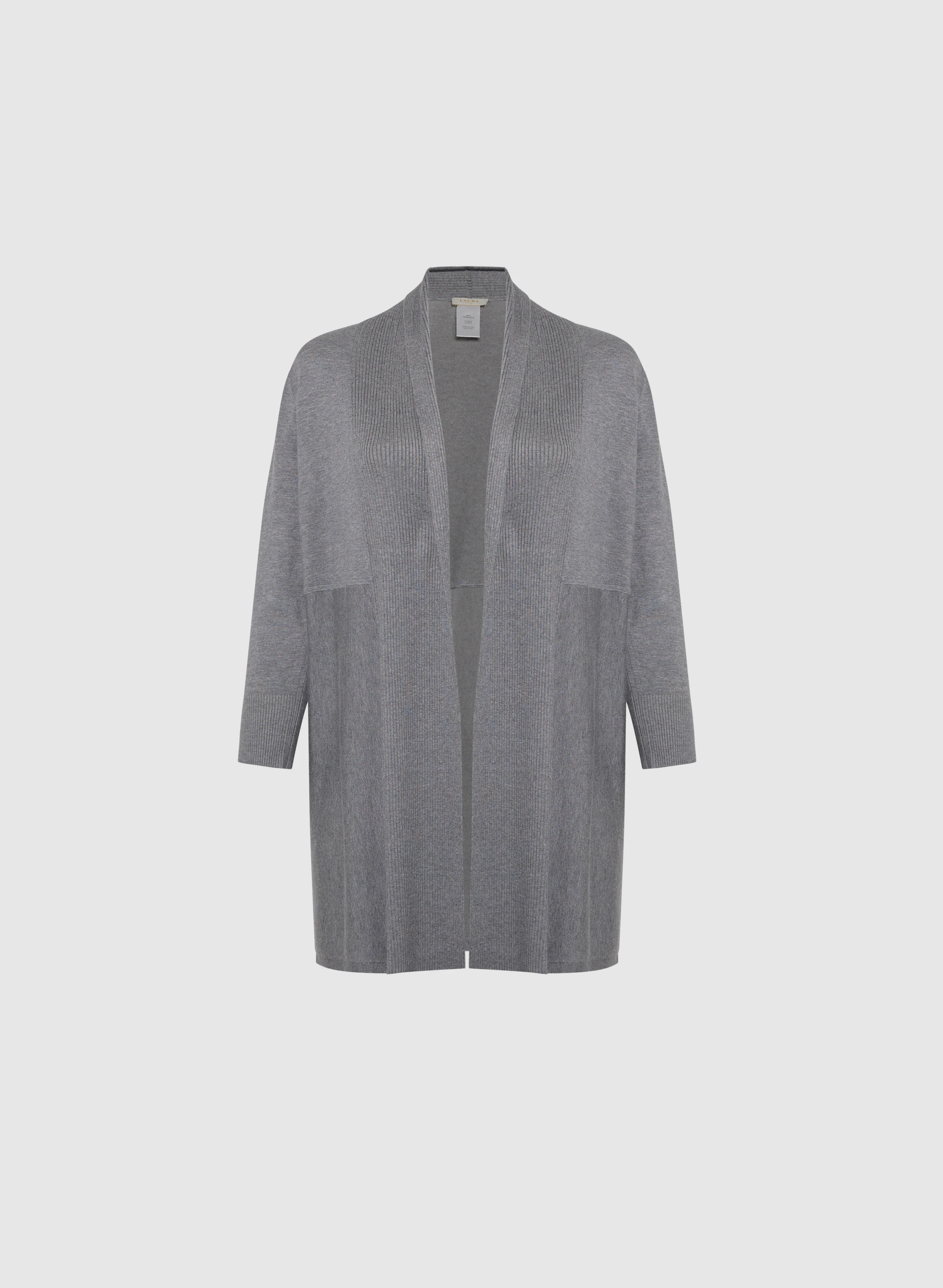 Button Detail Open-Front Cardigan - Image 6
