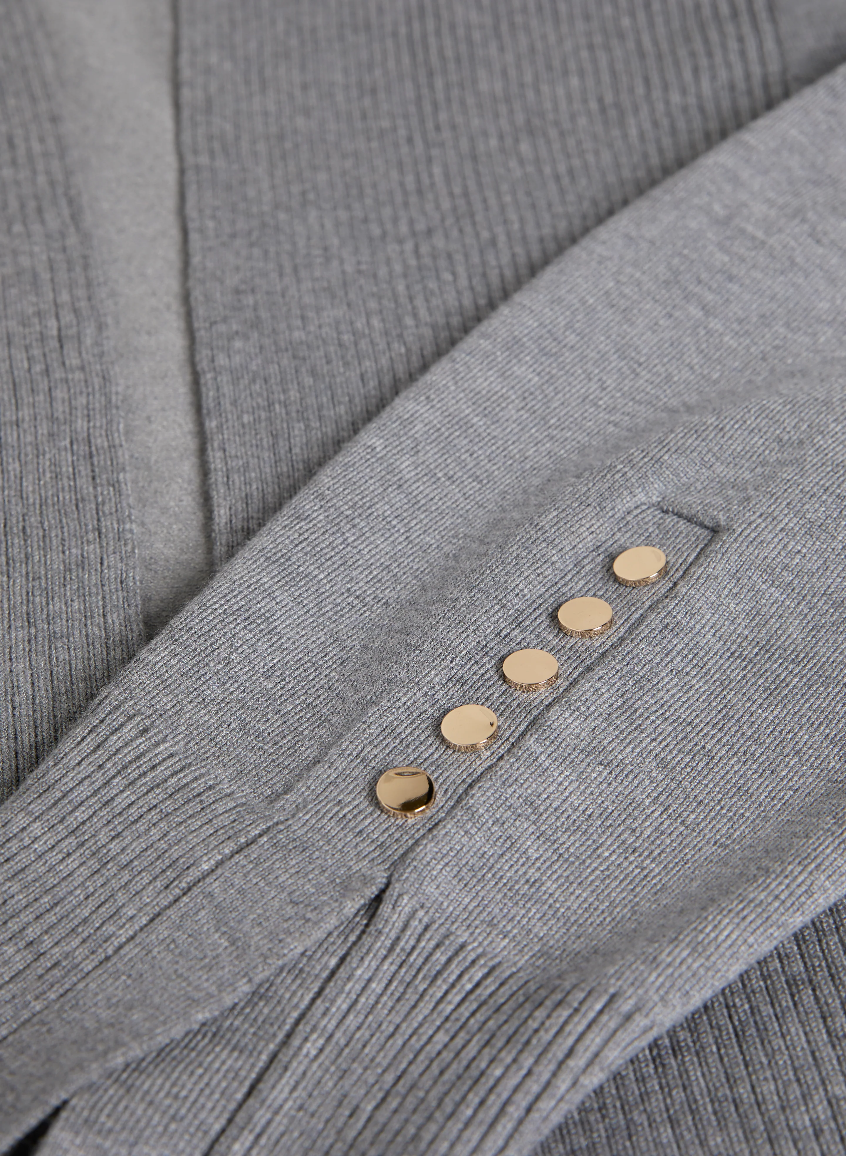 Button Detail Open-Front Cardigan - Image 7