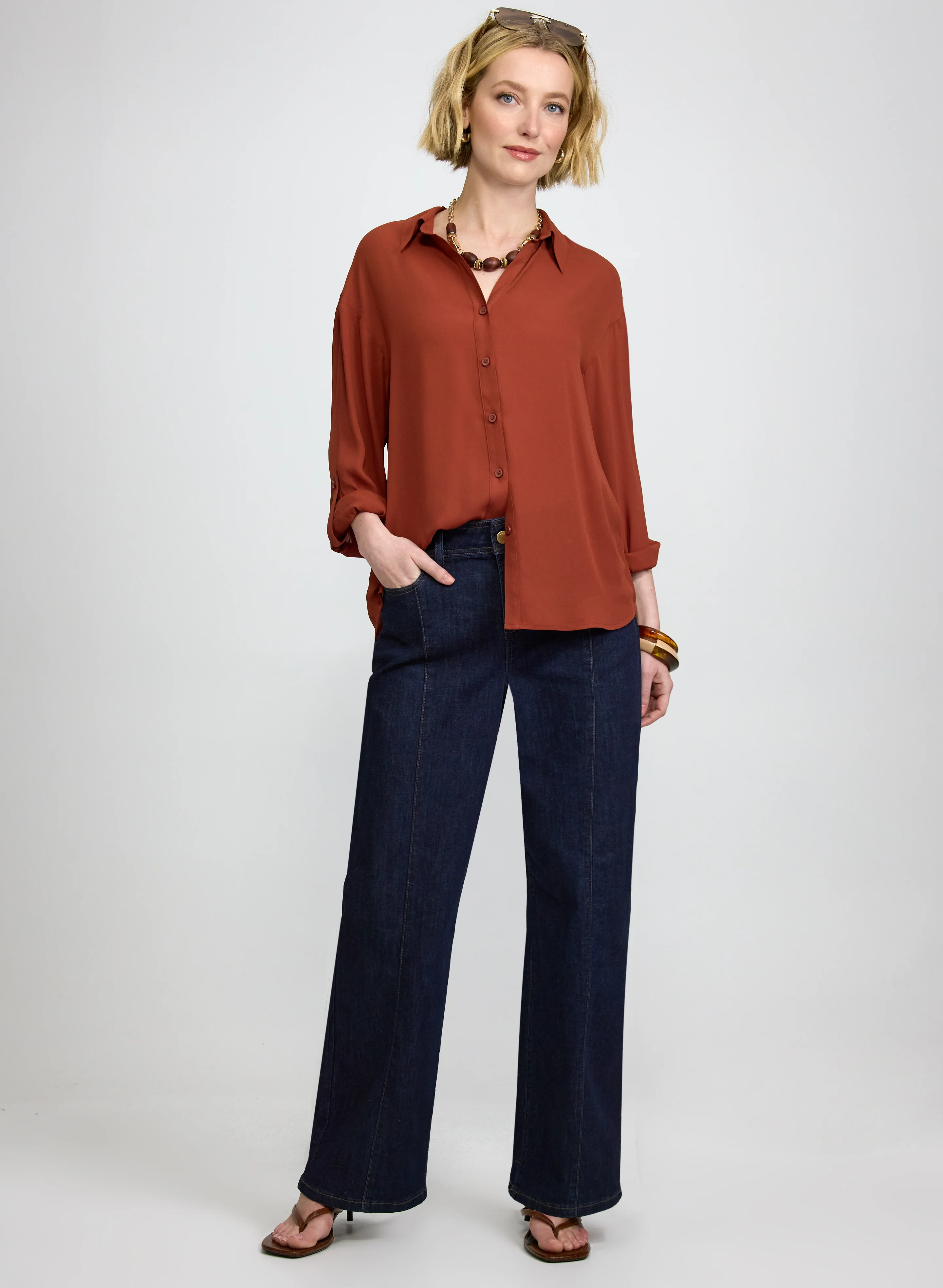 Button-Down Blouse - Image 3