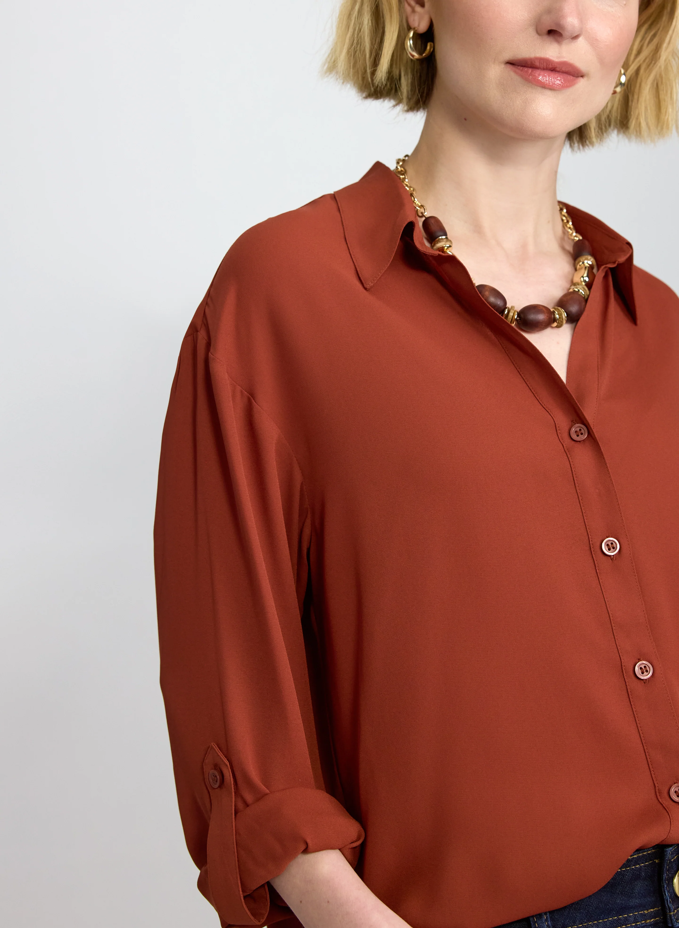 Button-Down Blouse - Image 4