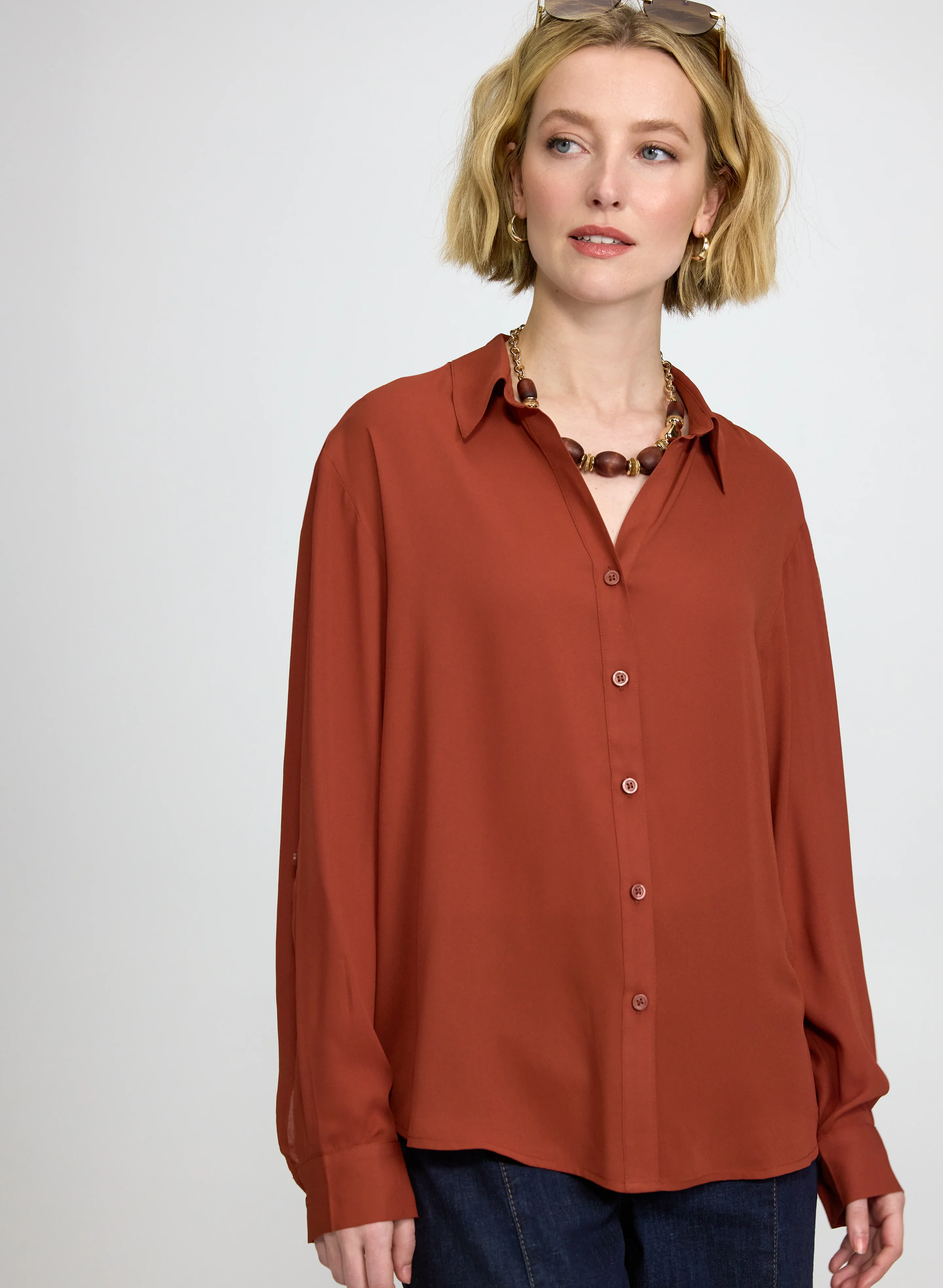 Button-Down Blouse - Image 8