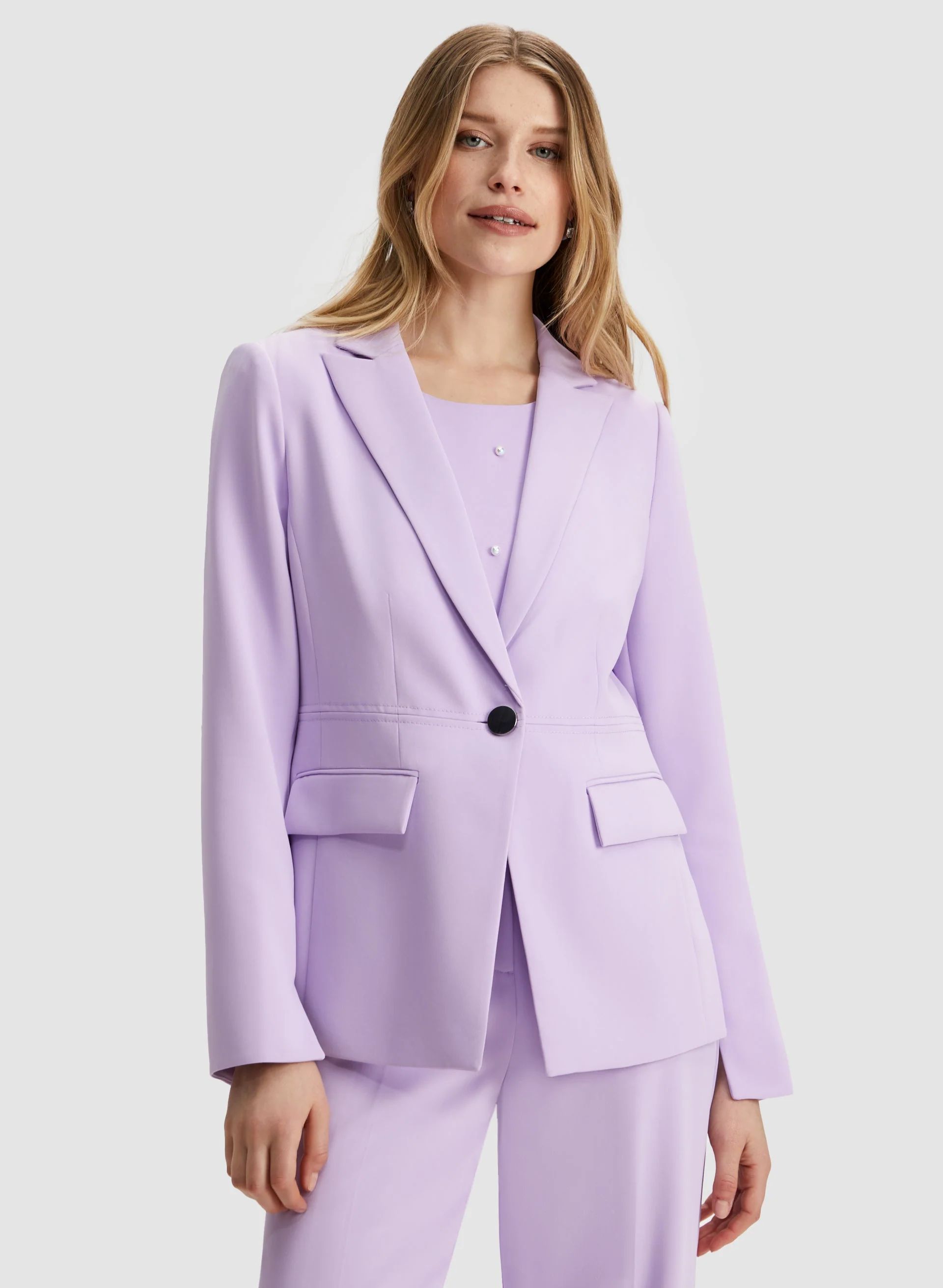 Button Front Blazer
