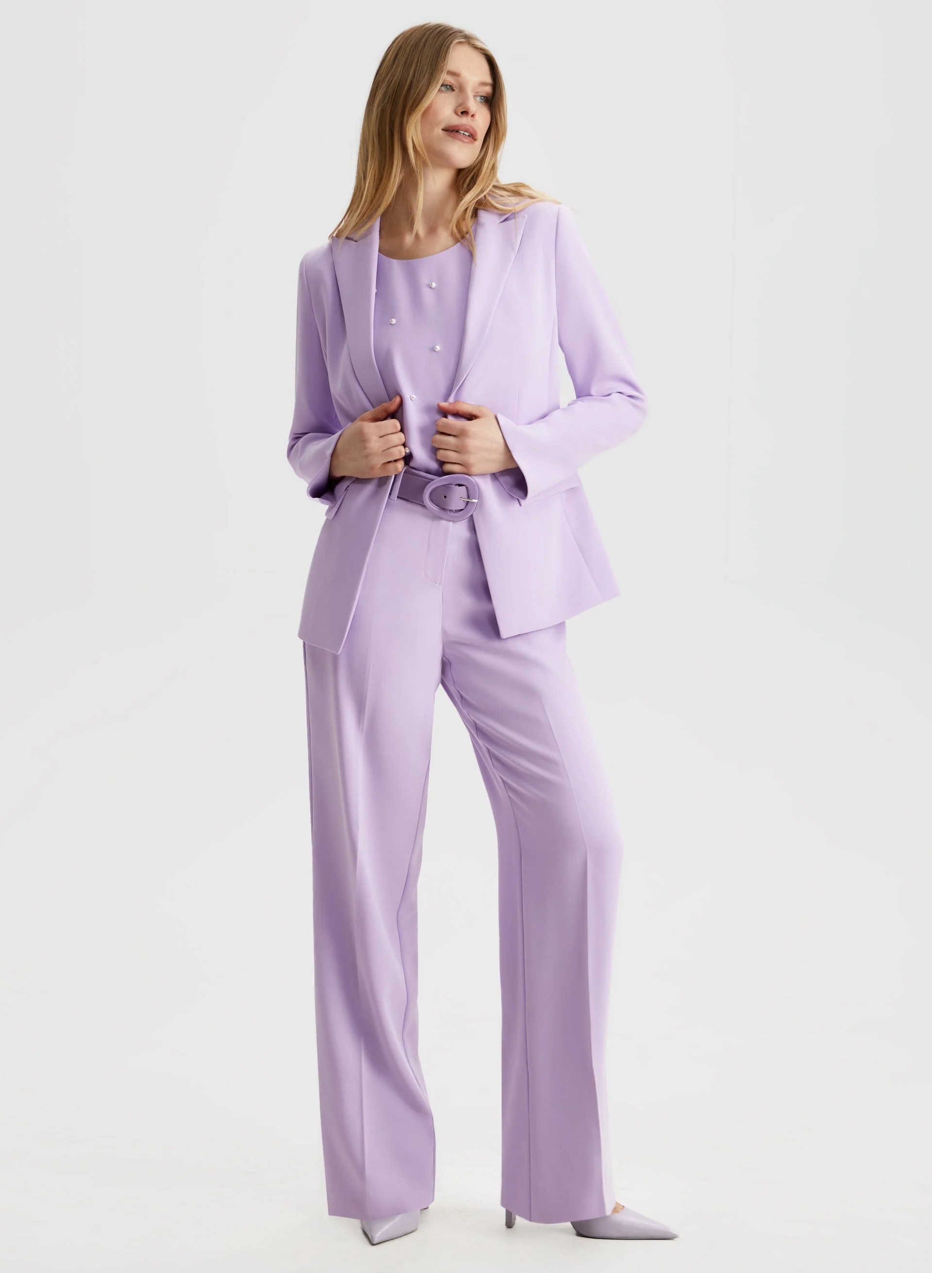Button Front Blazer - Image 3