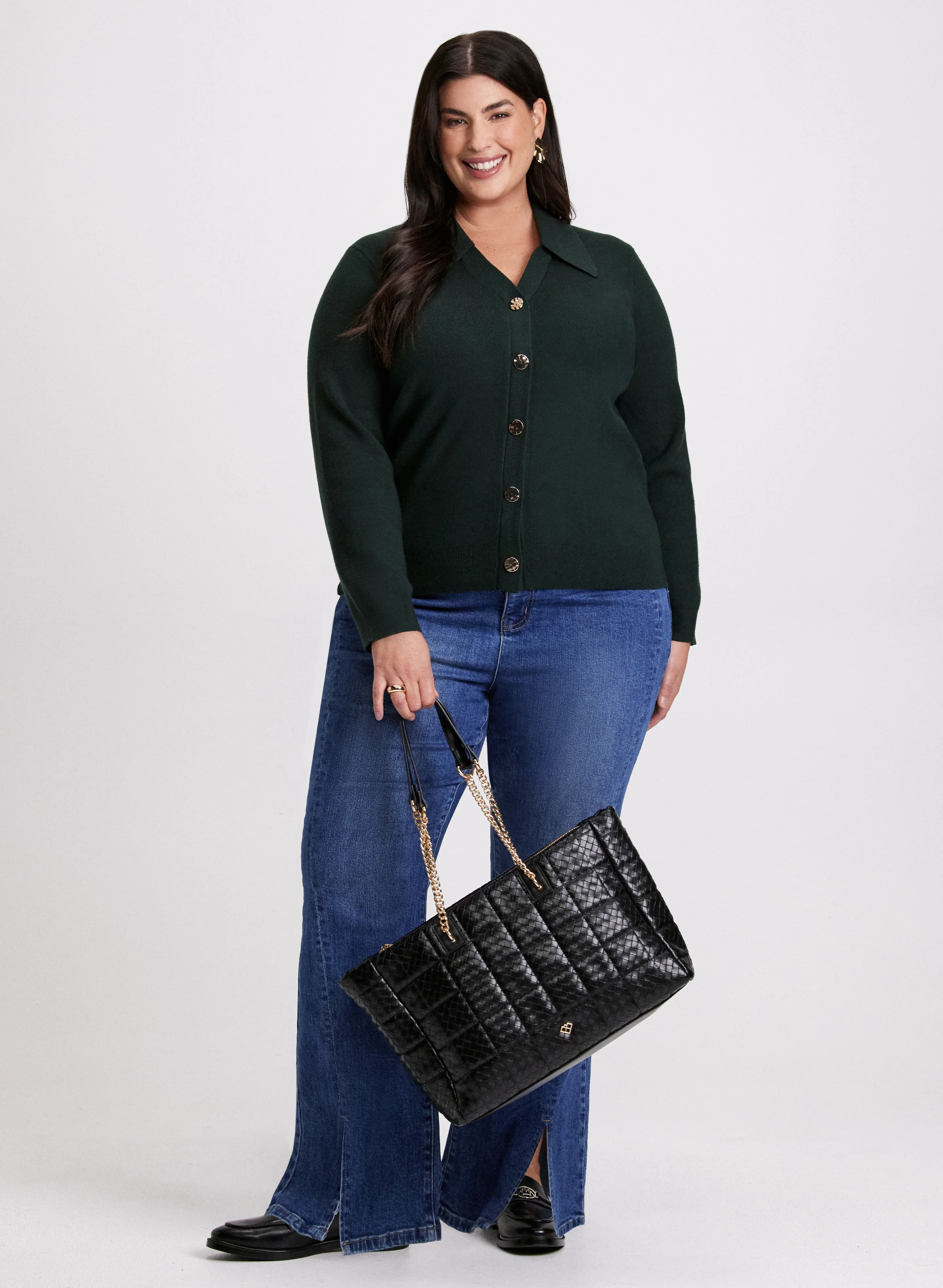 Button Knit Cardigan - Image 2