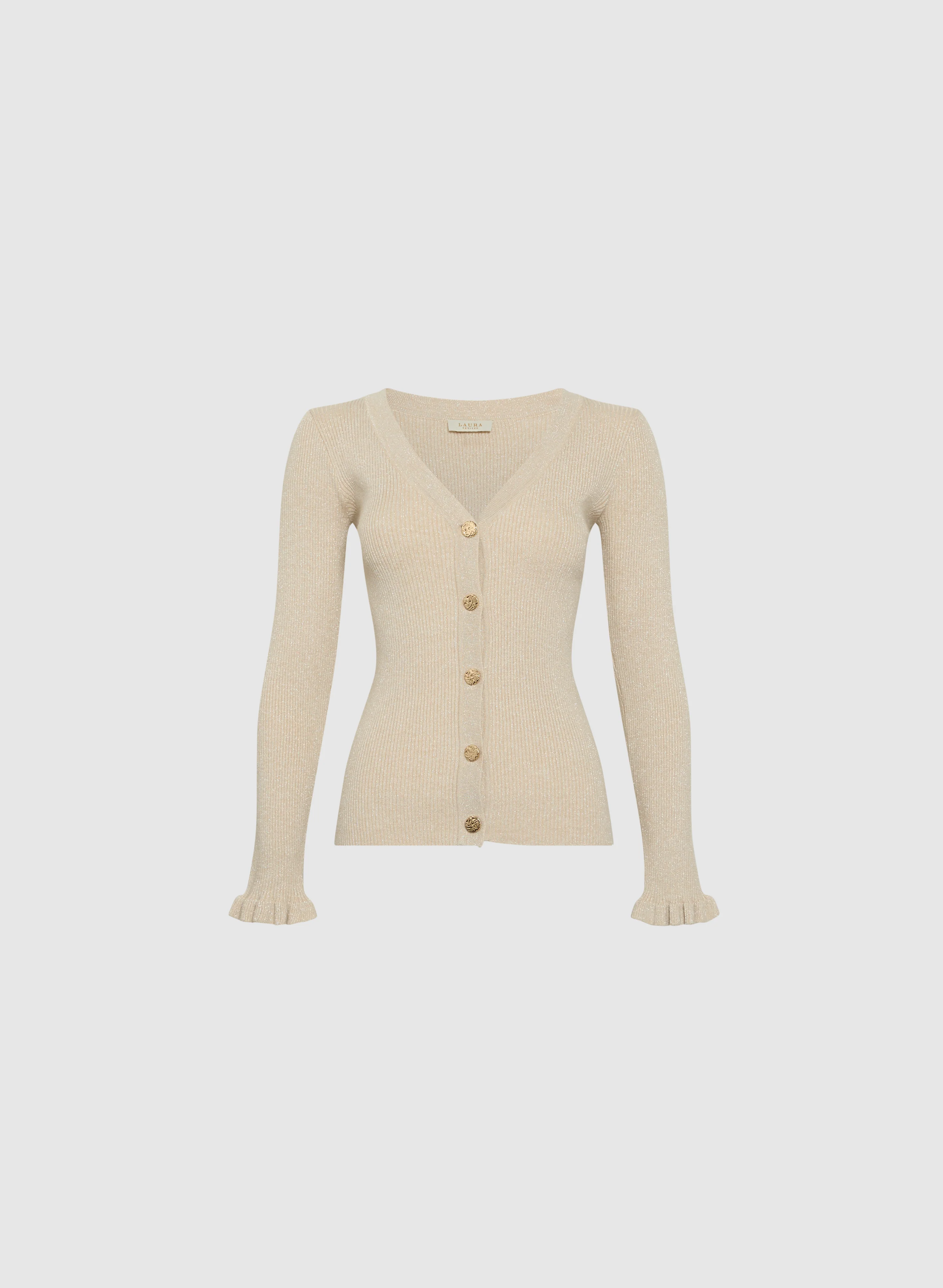 Button-Up V-Neck Cardigan - Image 6