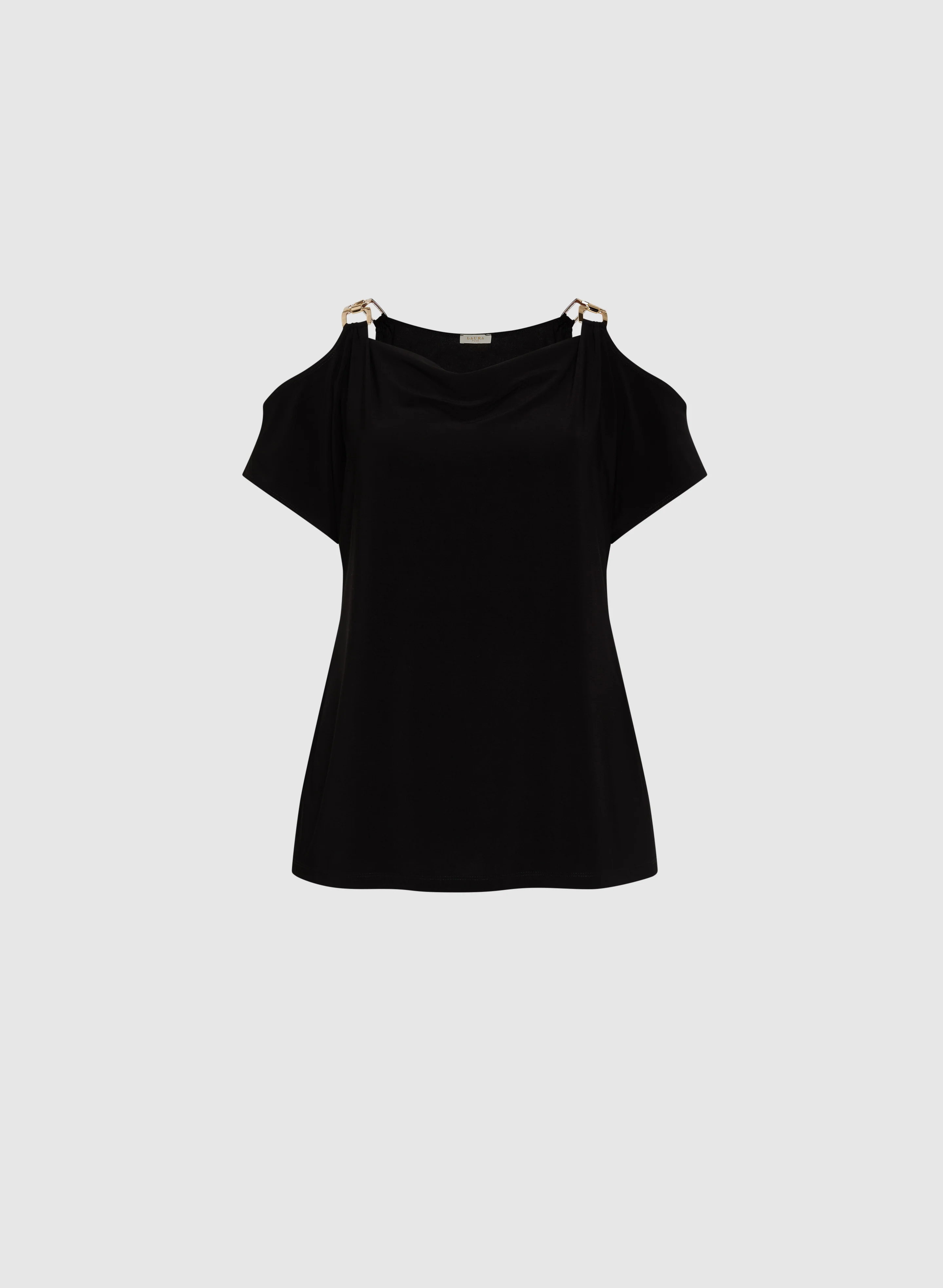 Chain Link Cold-Shoulder Top - Image 6
