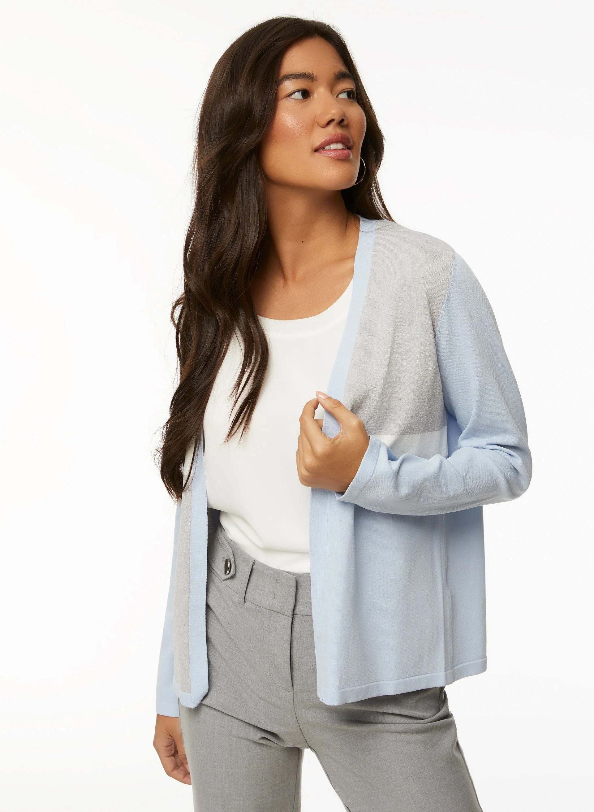Colour Block Cardigan