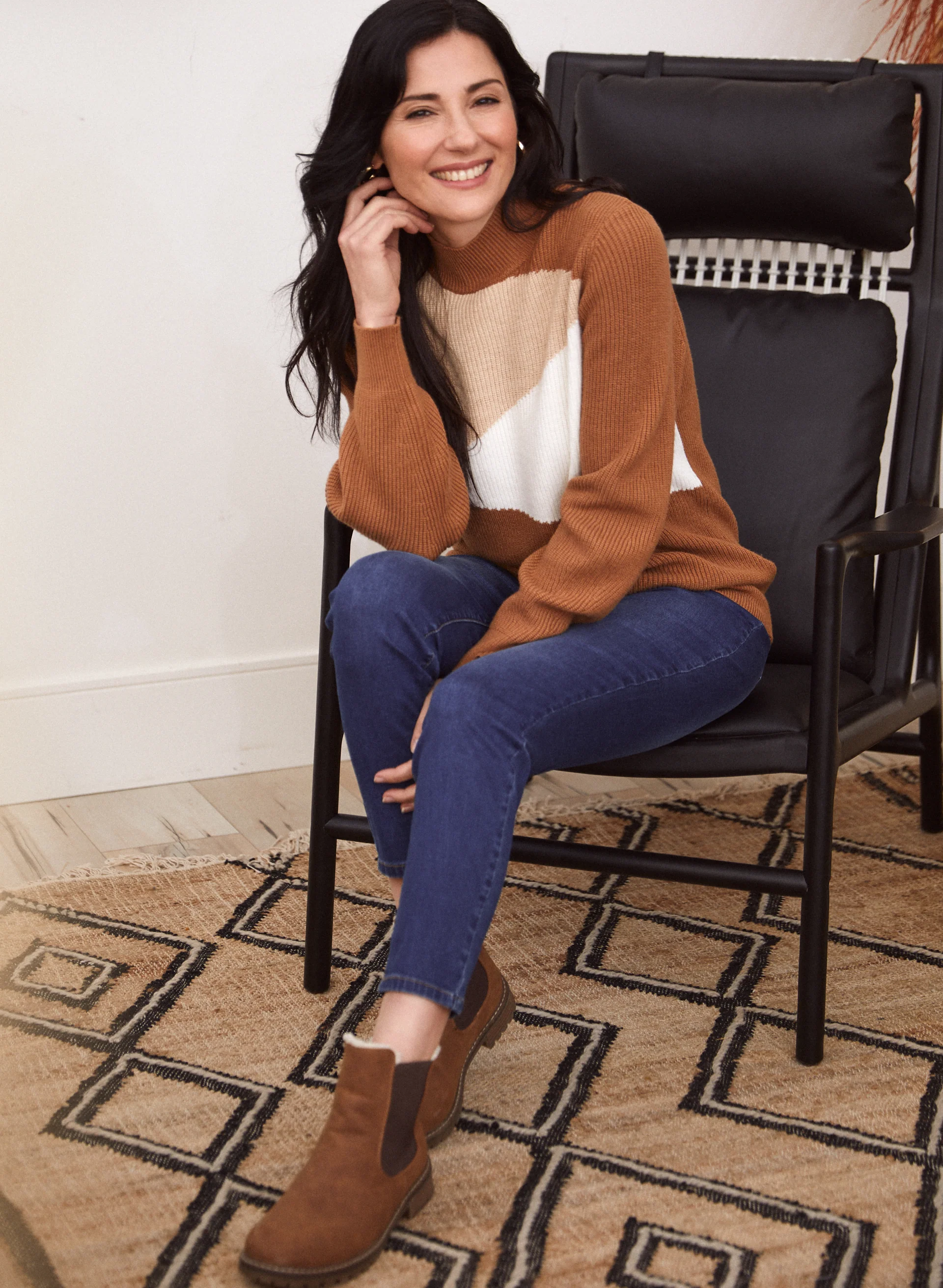 Colour Block Sweater - Image 3