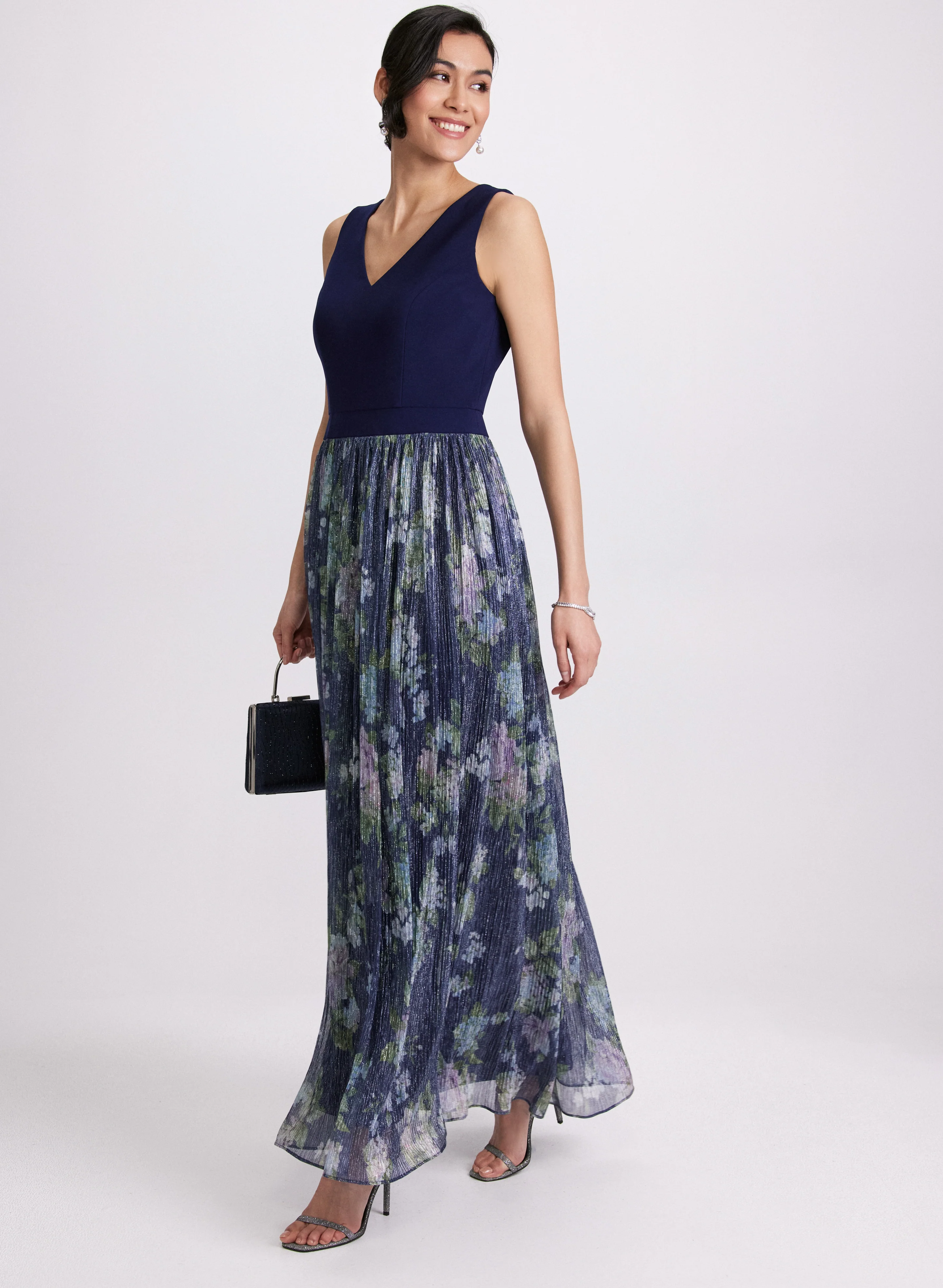 Mesh & Jersey Dress - Image 8