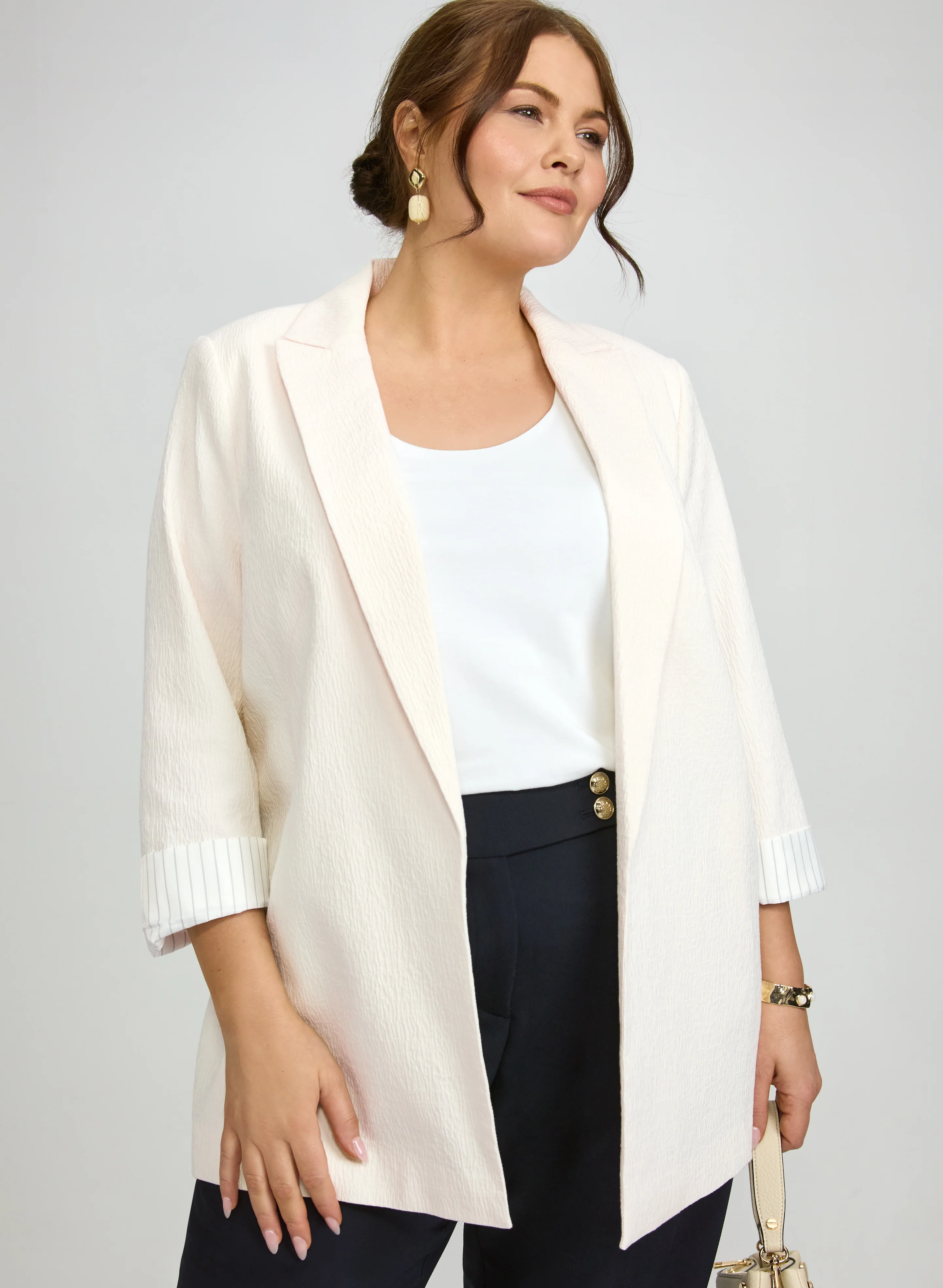 Crinkle Open Jacket
