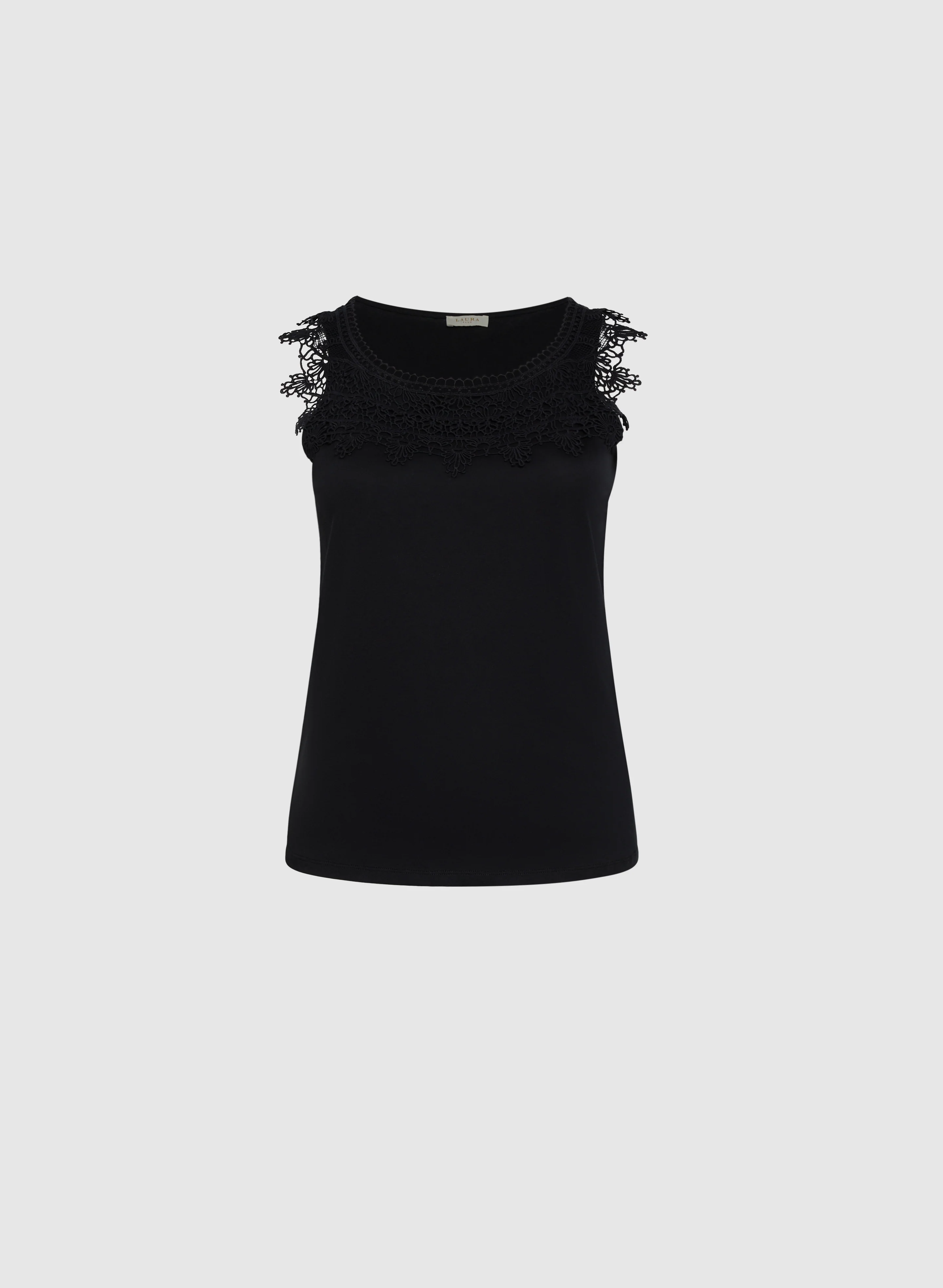 Crochet Appliqué Tank Top - Image 6
