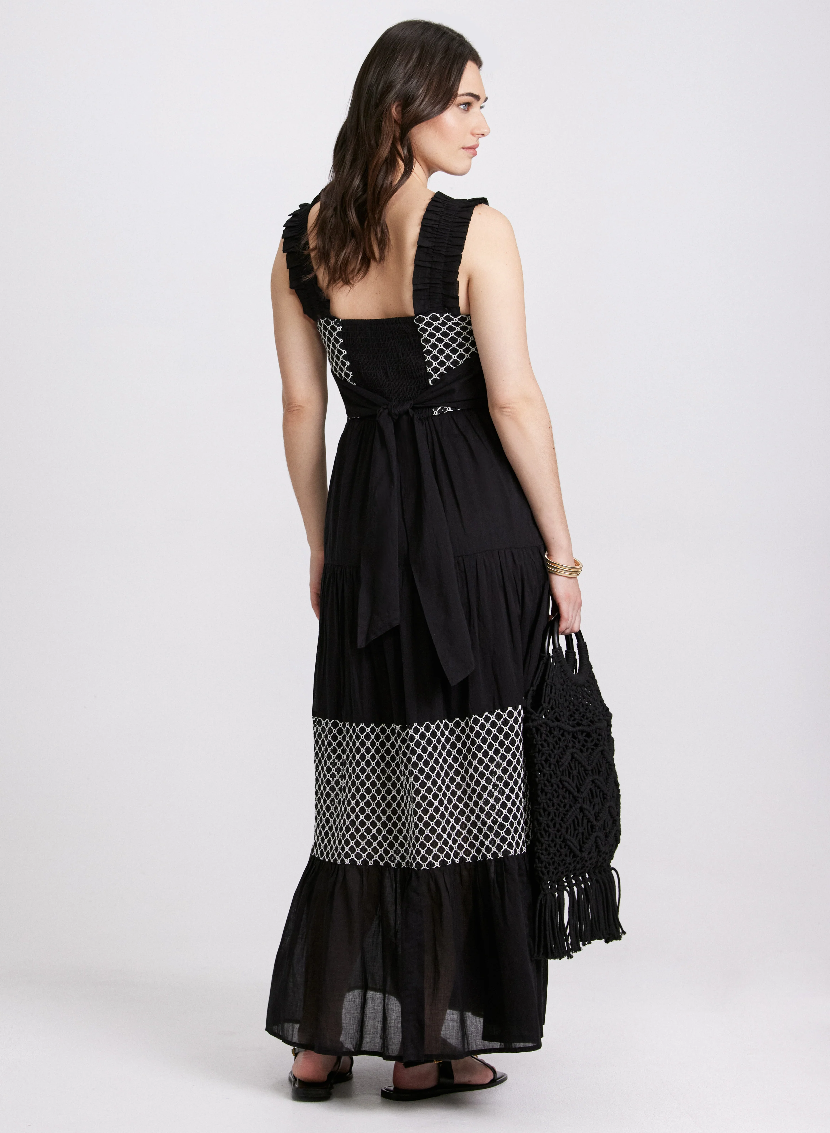 Crochet Detail Maxi Dress - Image 3