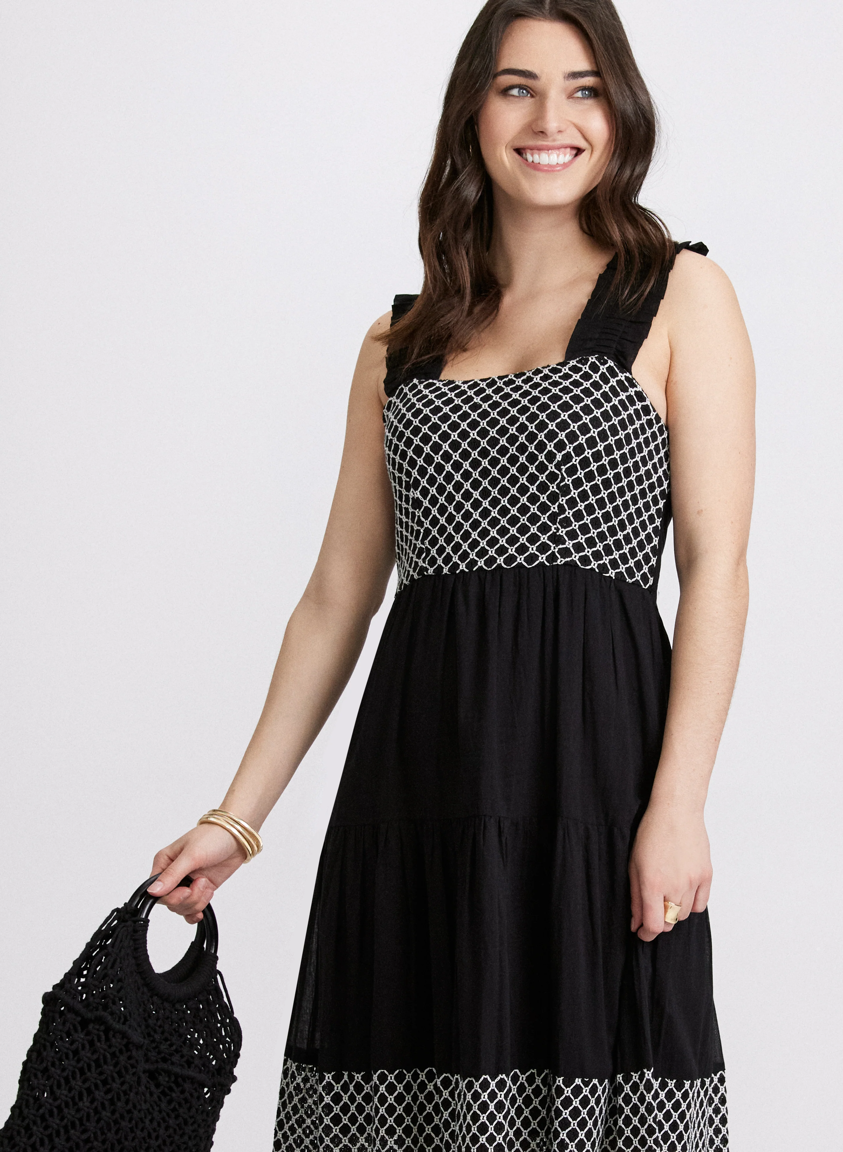 Crochet Detail Maxi Dress - Image 4