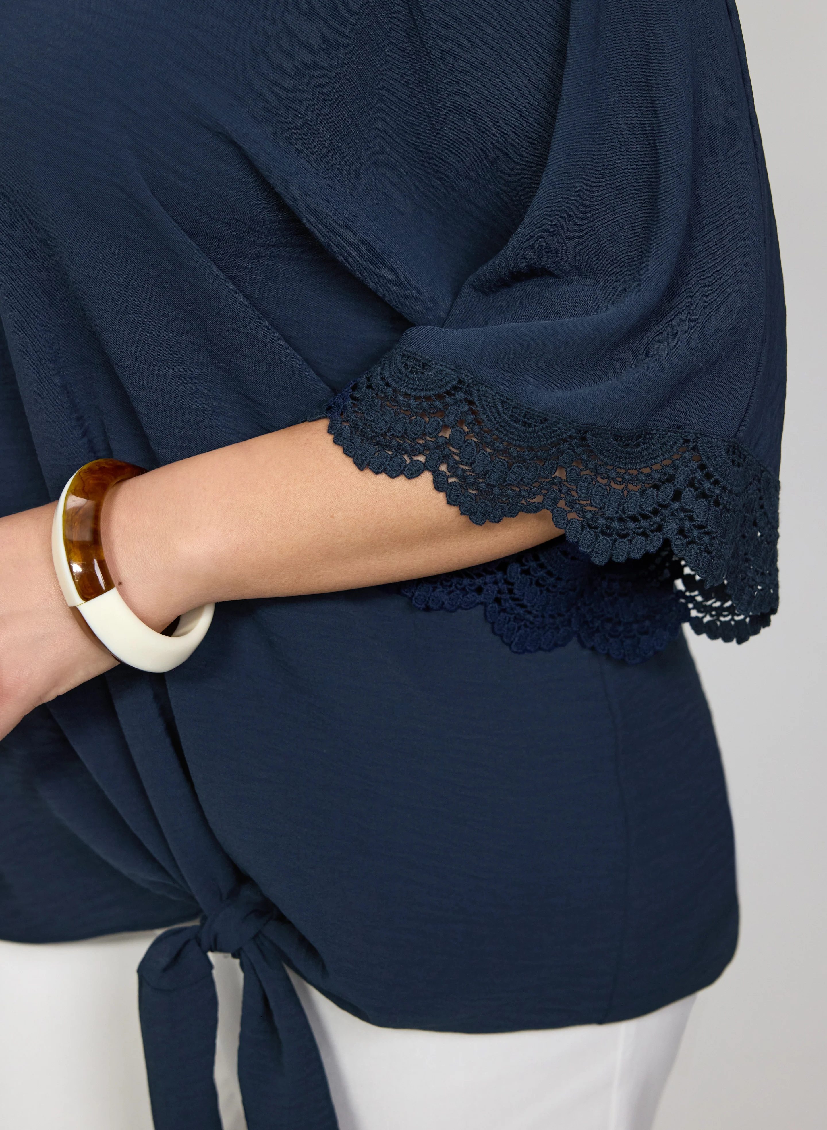 Crochet Trim Blouse - Image 5