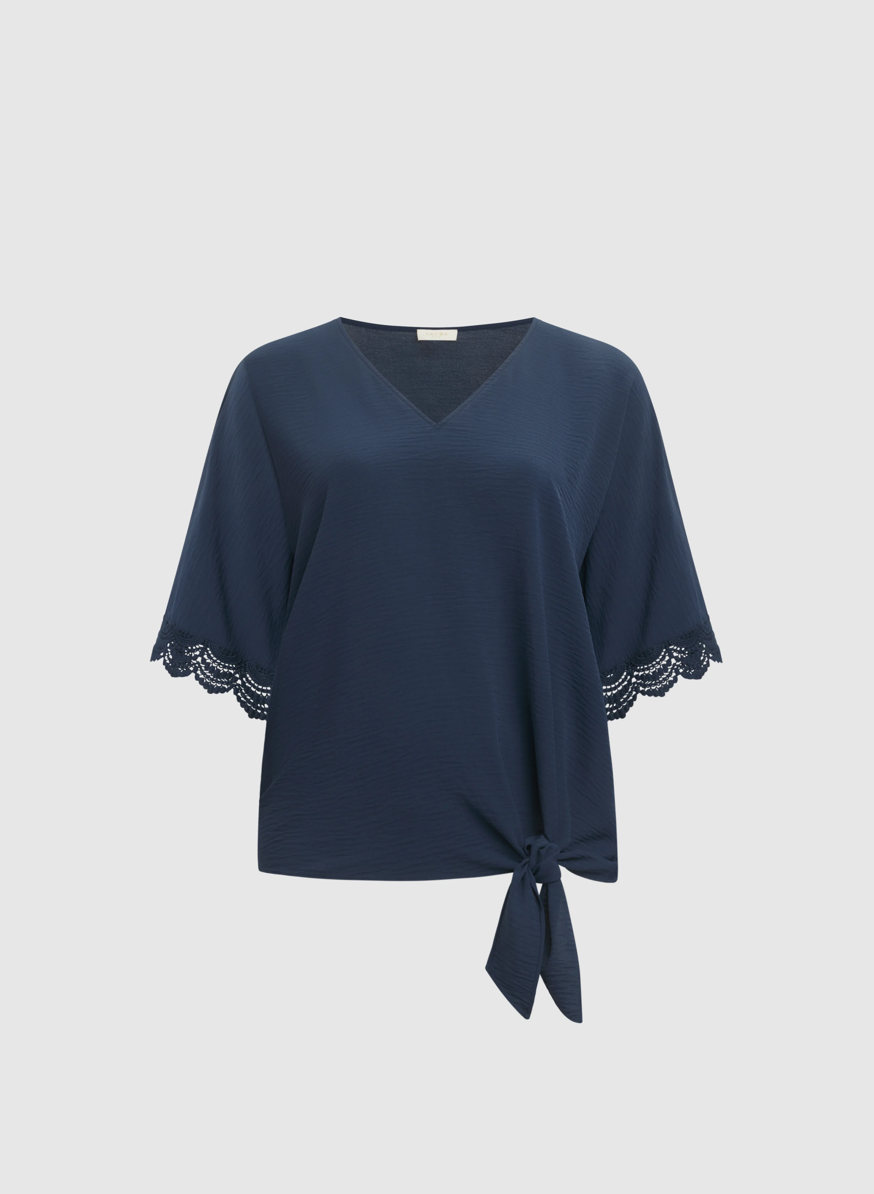 Crochet Trim Blouse - Image 6