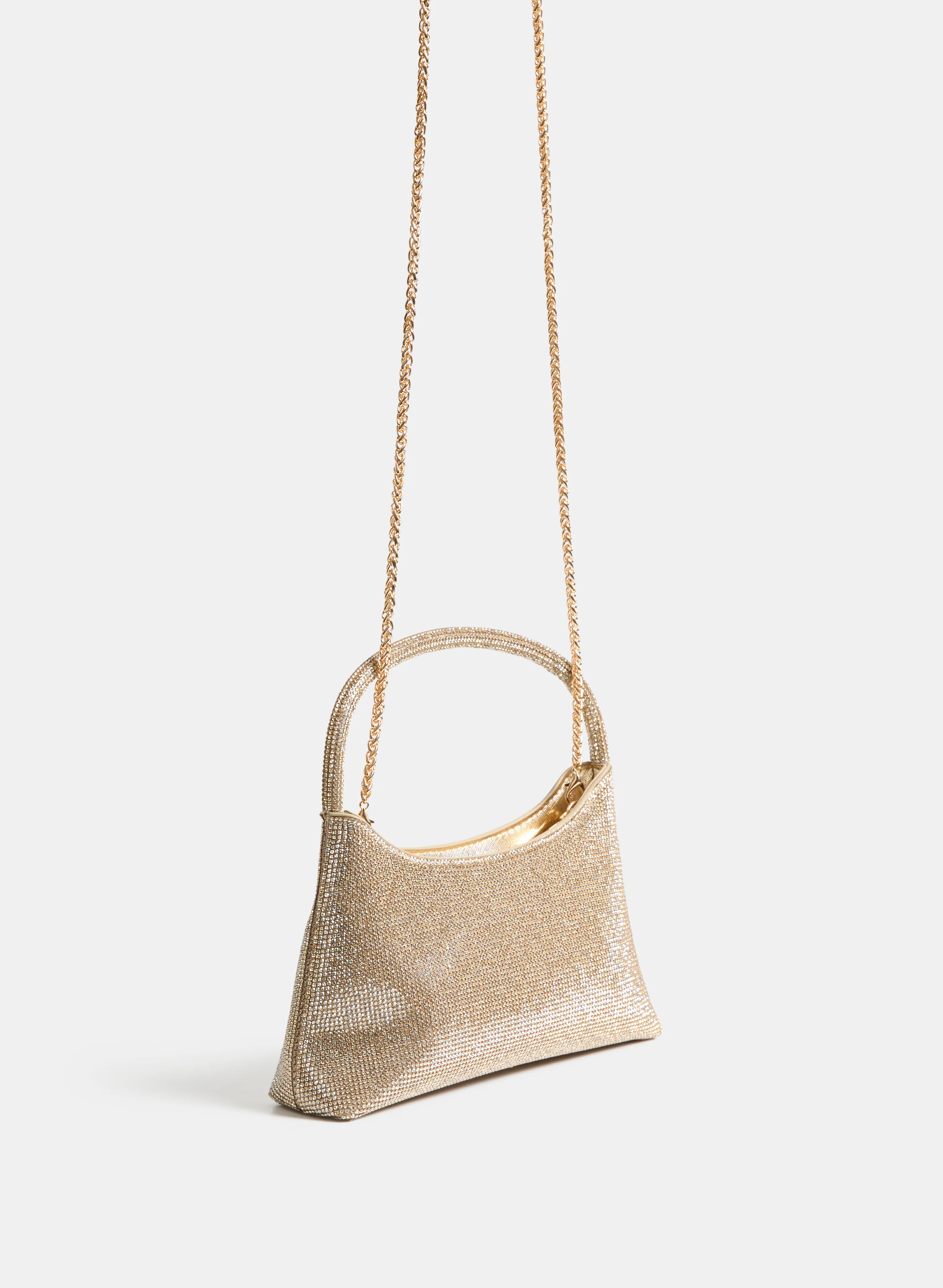 Crystal Carry Handle Clutch - Image 3
