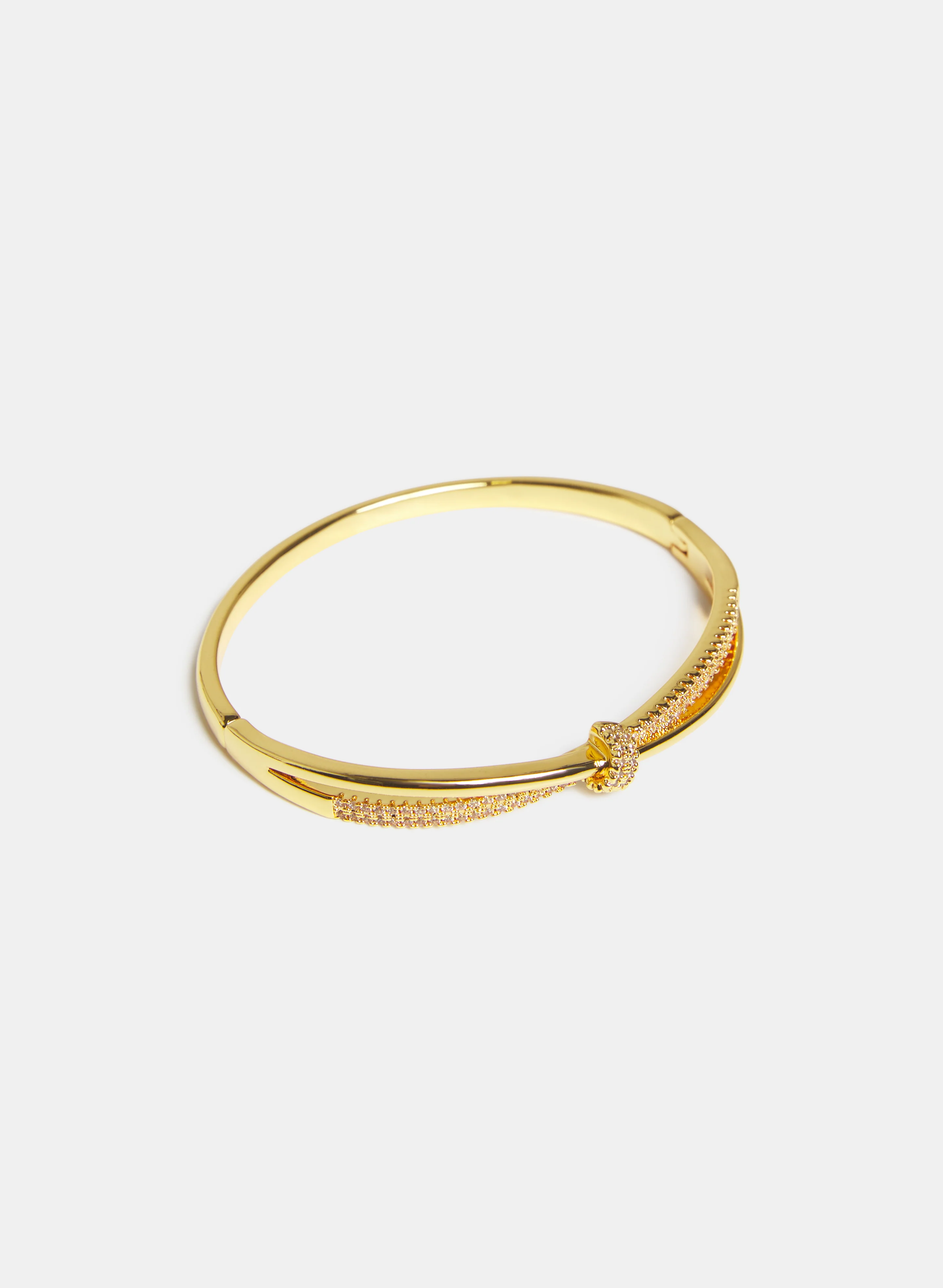 Cubic Zirconia Knot Bracelet