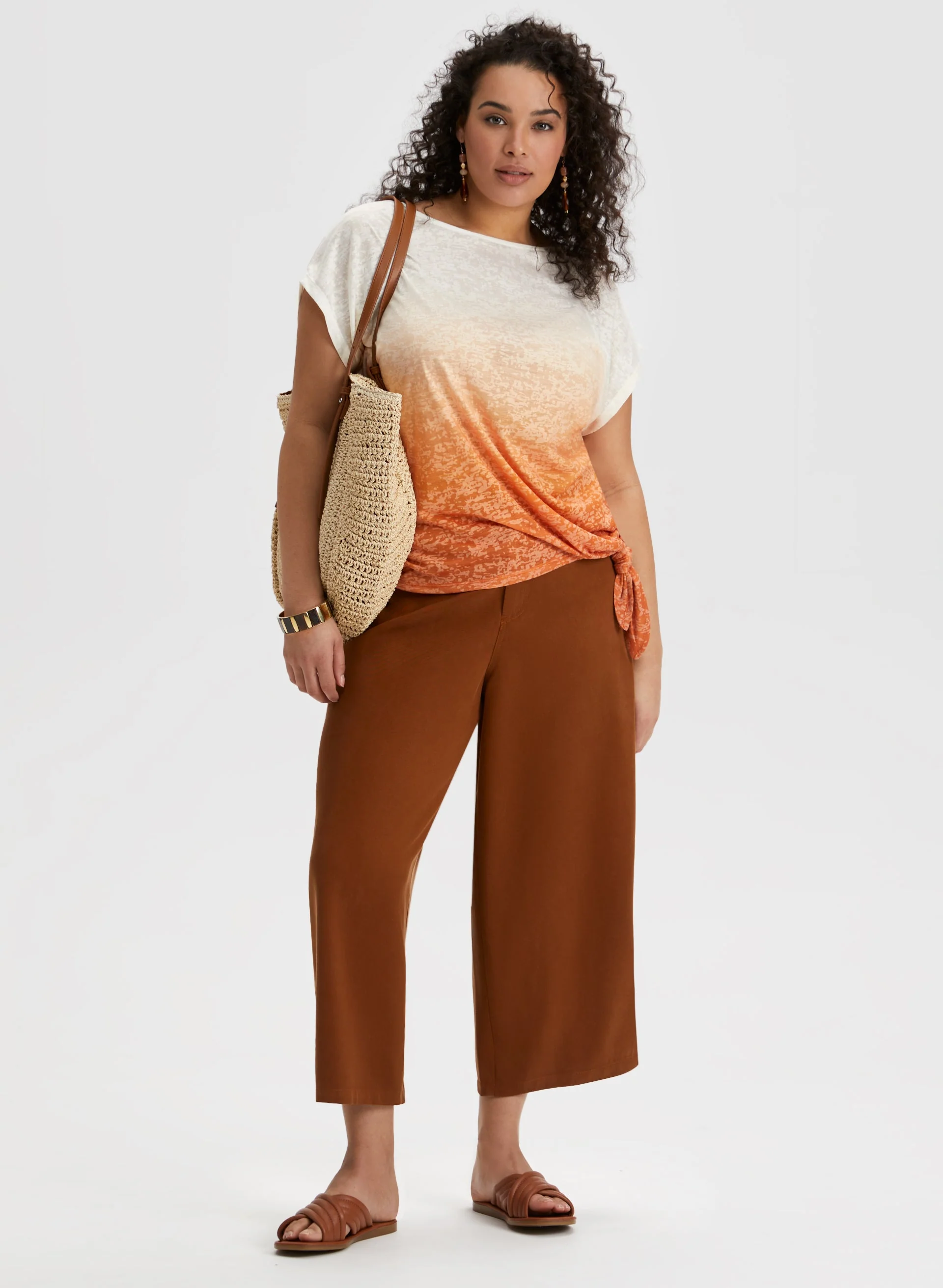 Dip Dye Burnout Tee - Image 3