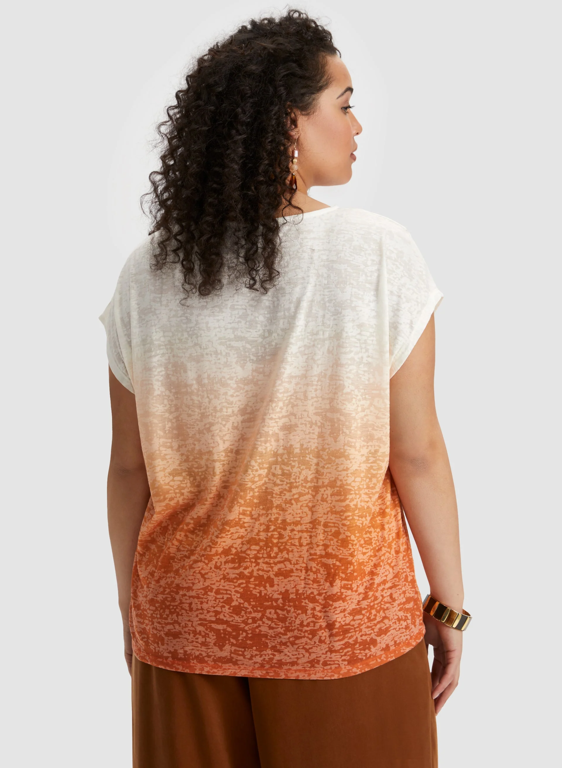 Dip Dye Burnout Tee - Image 4