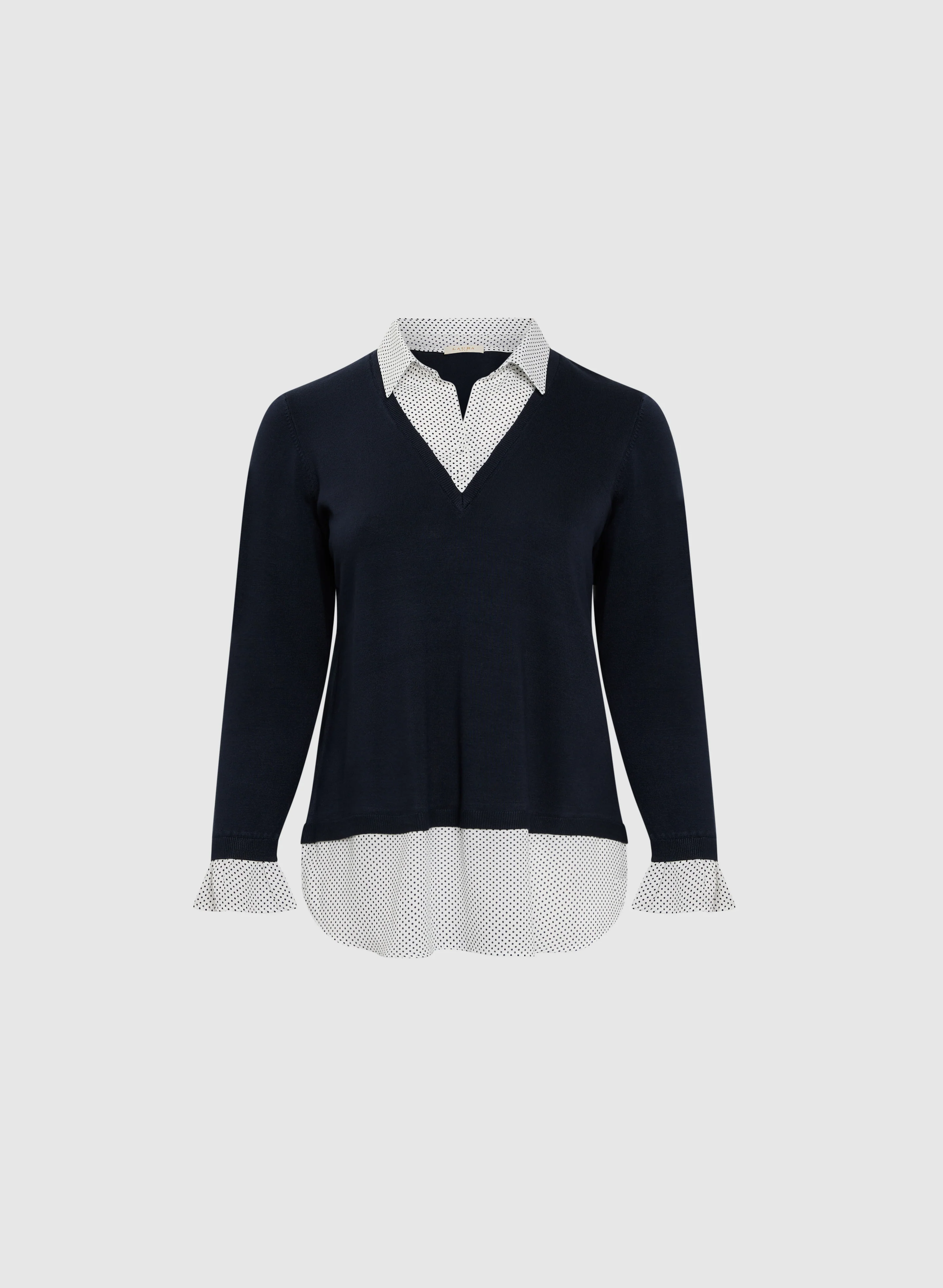 Dot Motif Fooler Sweater - Image 6