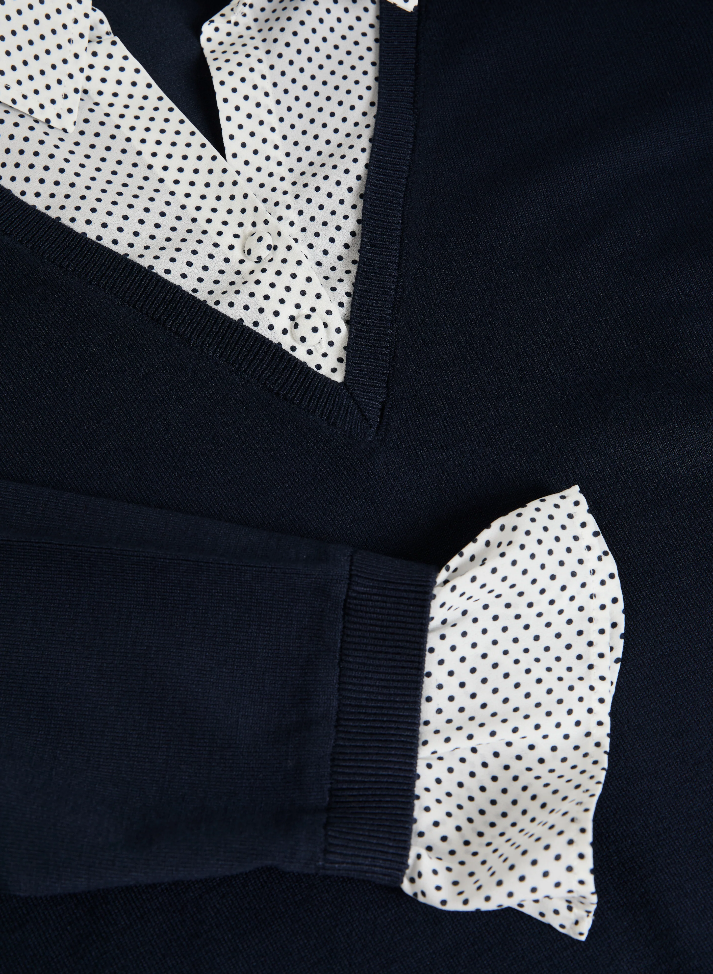 Dot Motif Fooler Sweater - Image 7