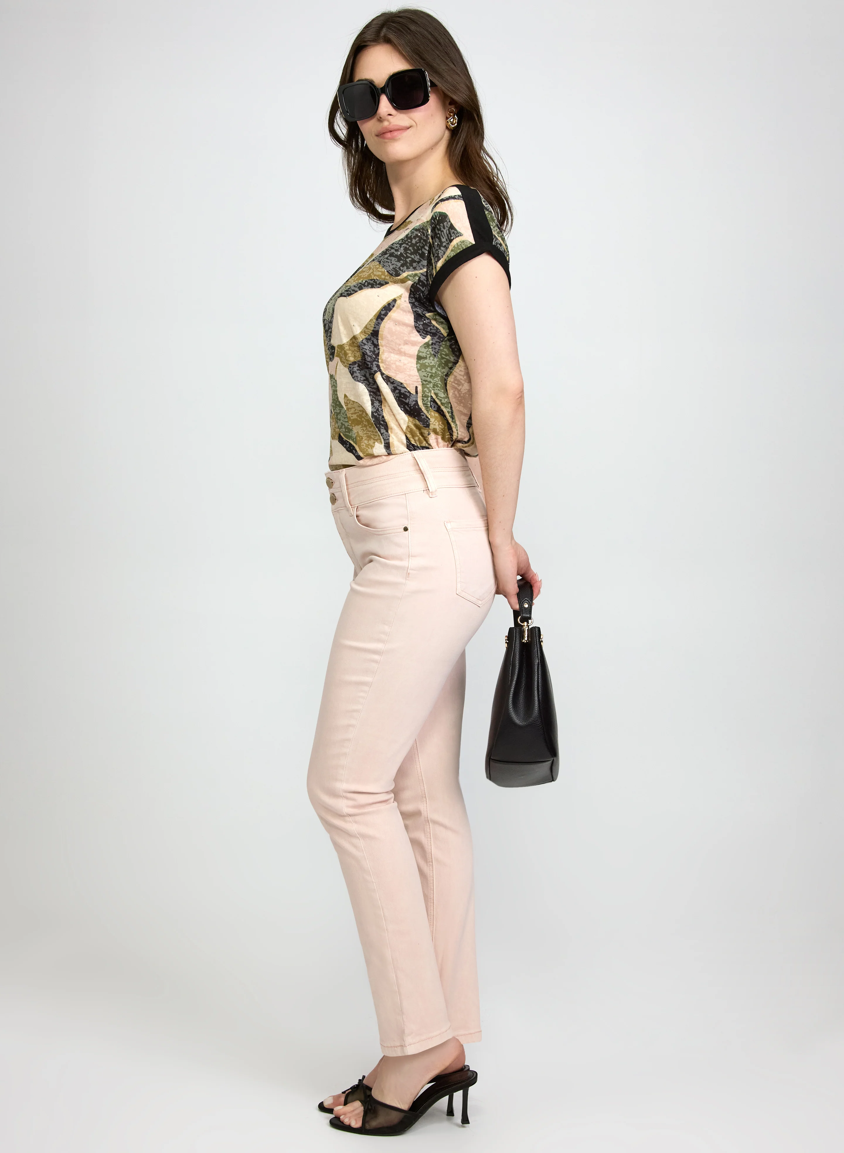 Double-Button Slim-Leg Jeans - Image 2