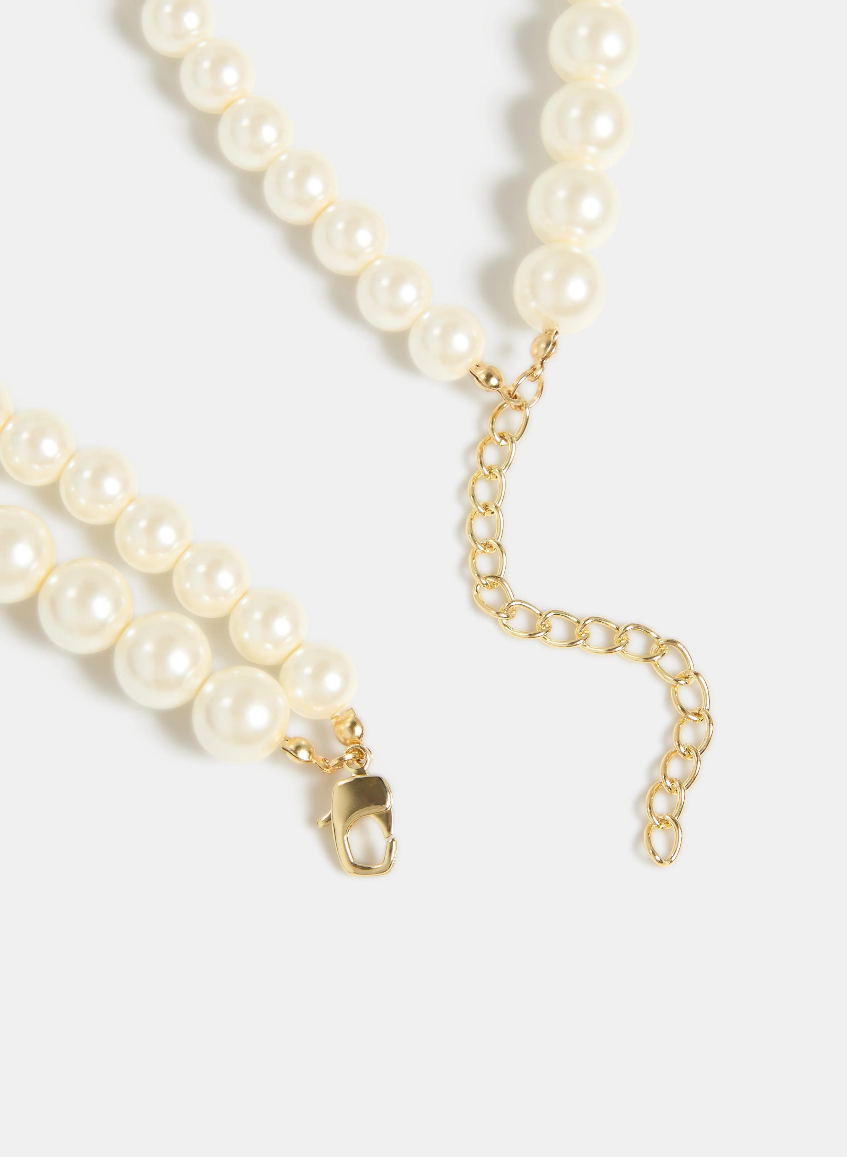 Double Pearl Necklace - Image 2