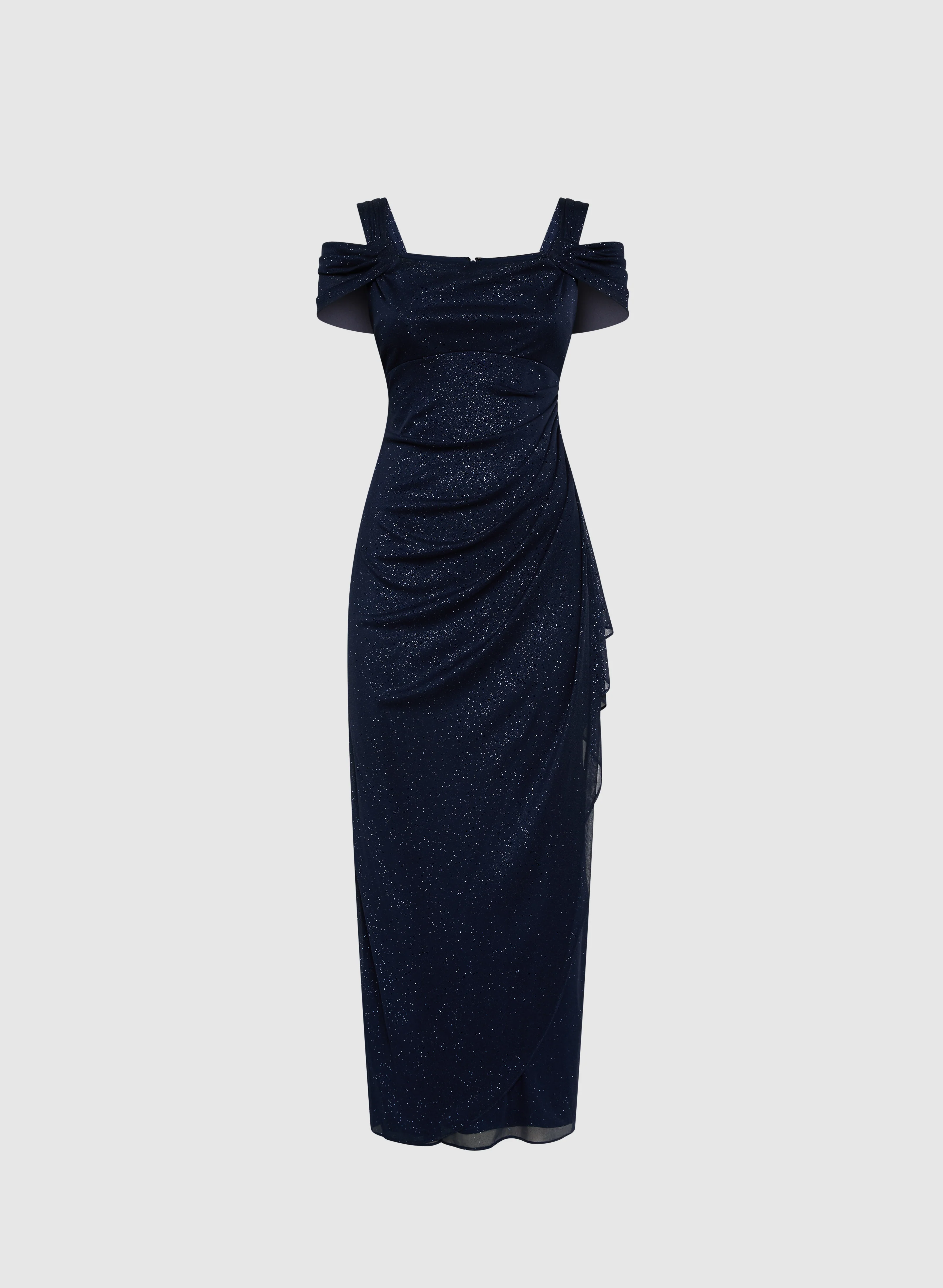 Draped Glitter Dress - Image 6