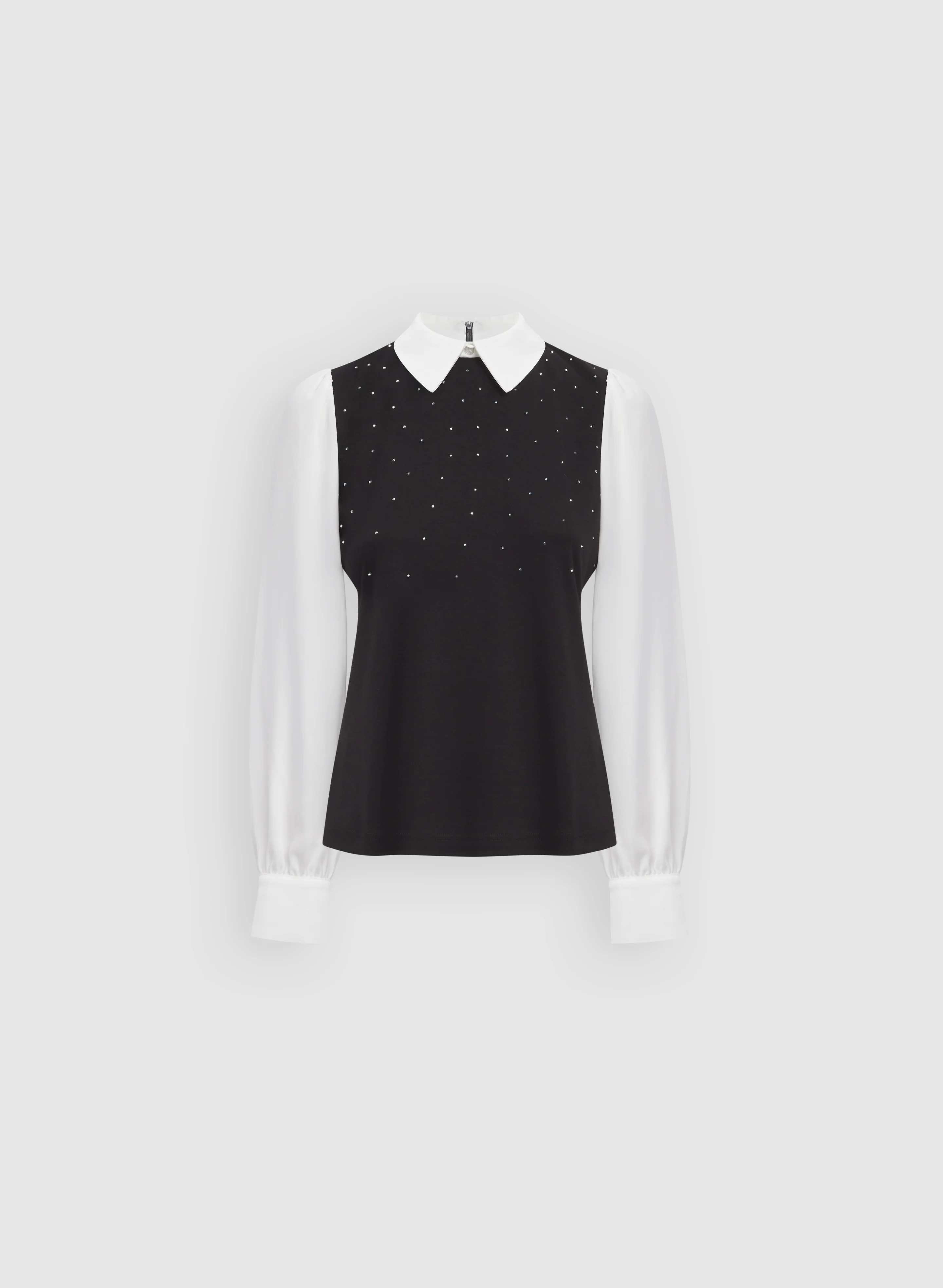 Embellished Illusion Layered Top - Image 5