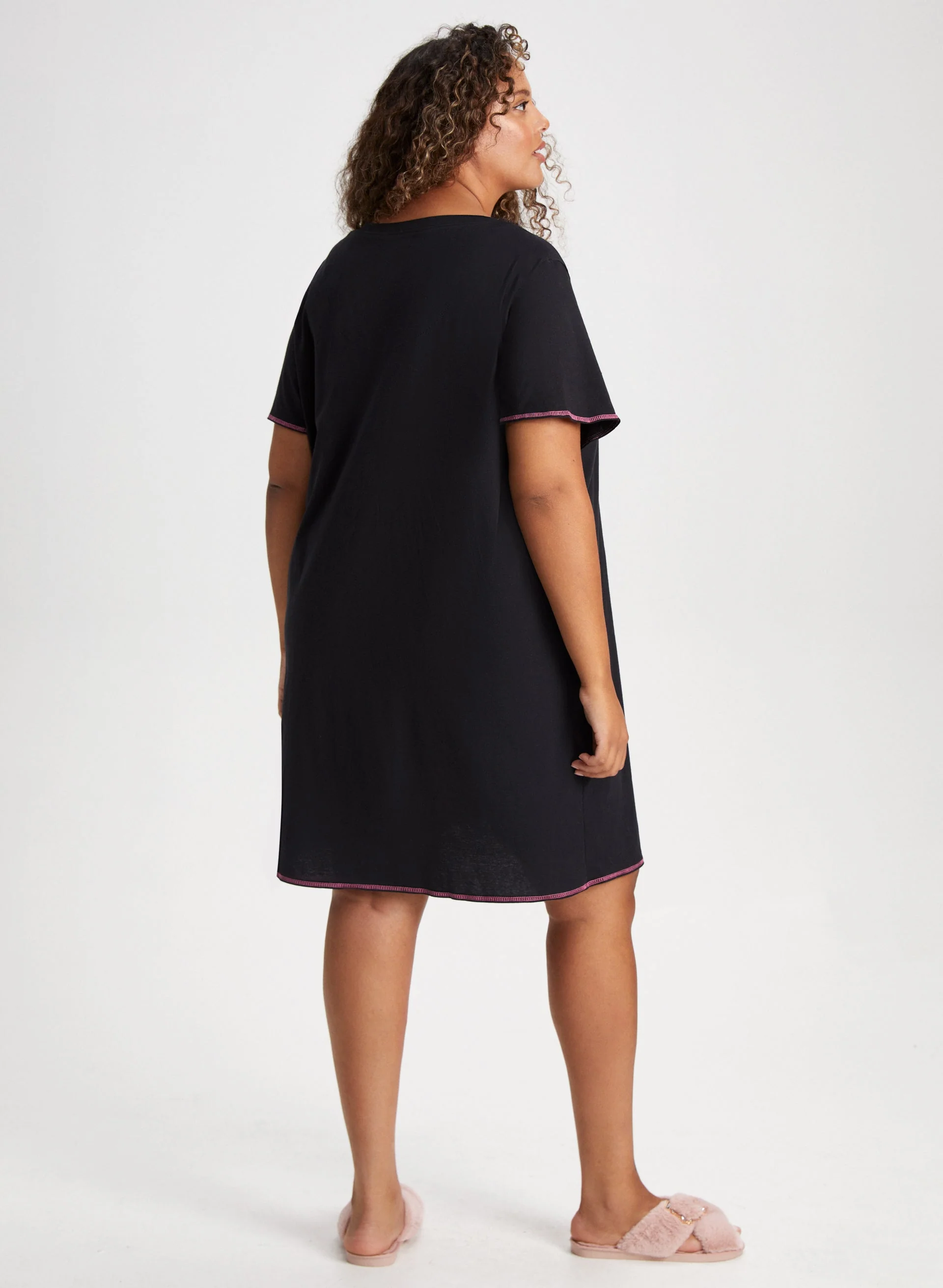 Embroidered Text Nightshirt - Image 2