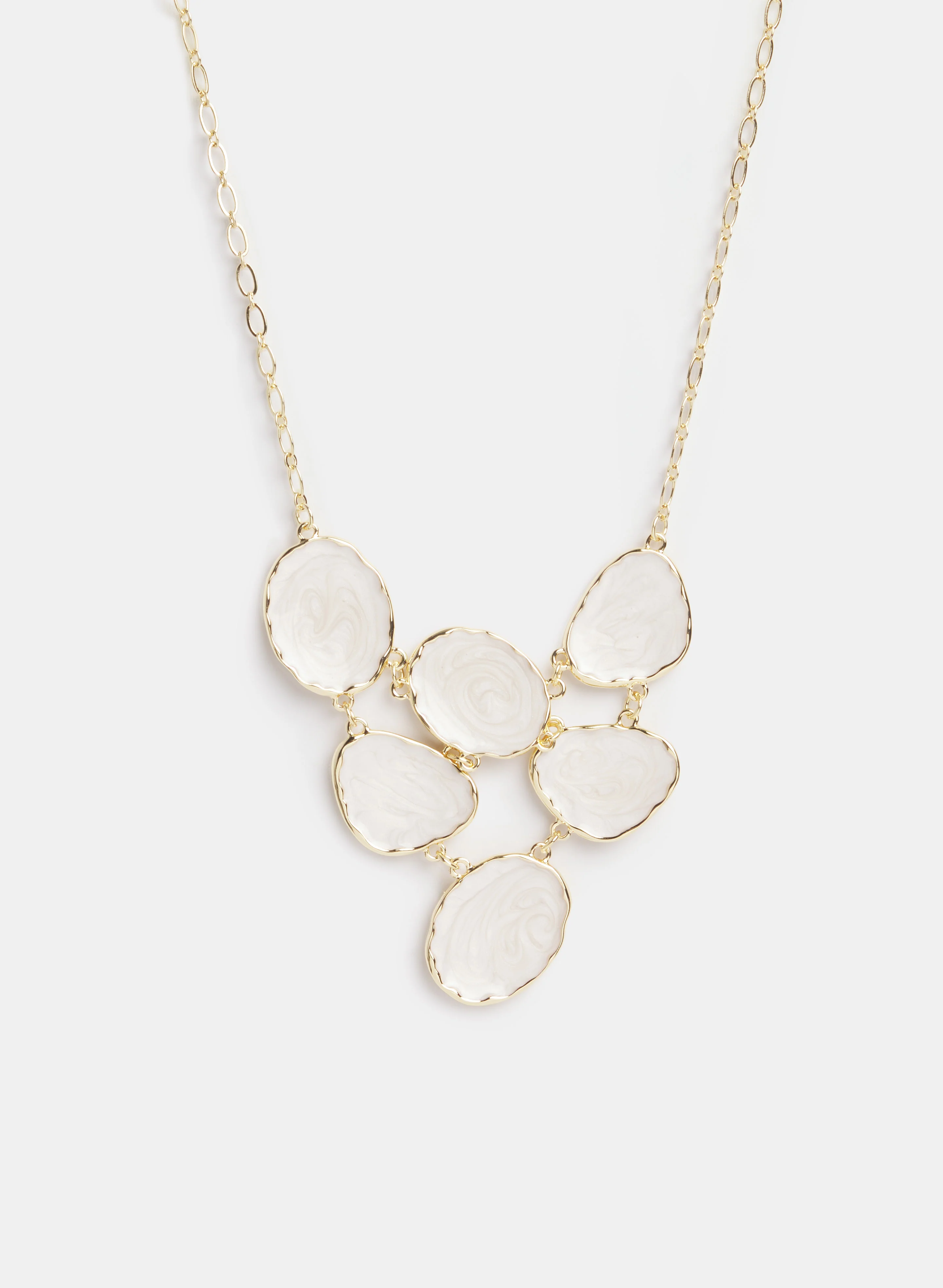 Enamel Bib Necklace