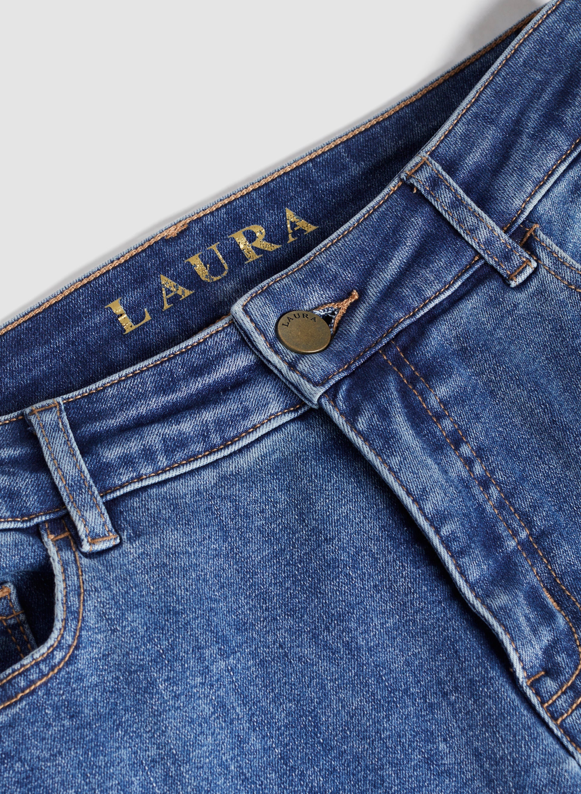 Essential High-Waist Slim Leg Jeans - Image 6