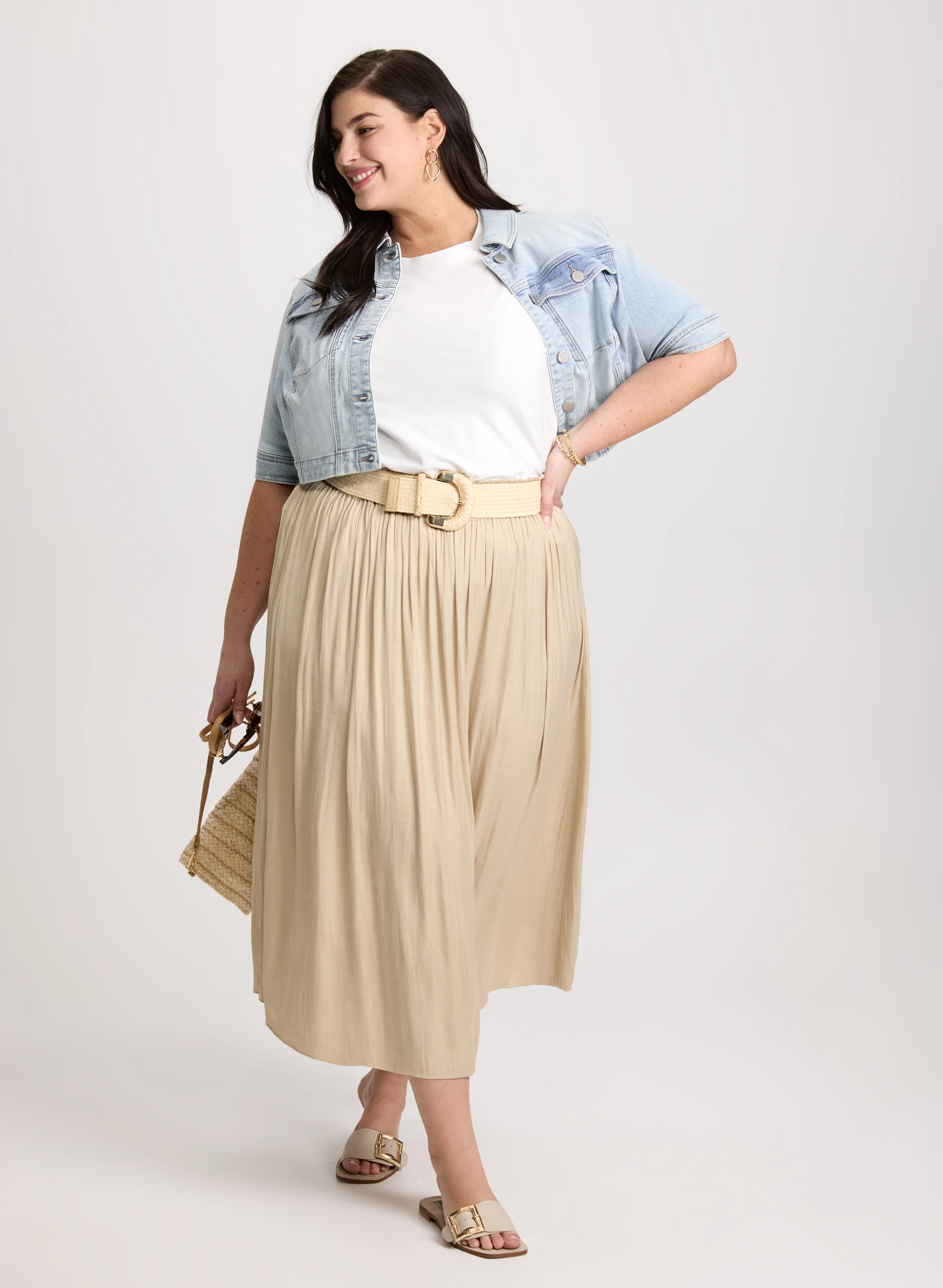 Eyelet Sleeve Tee - Image 3