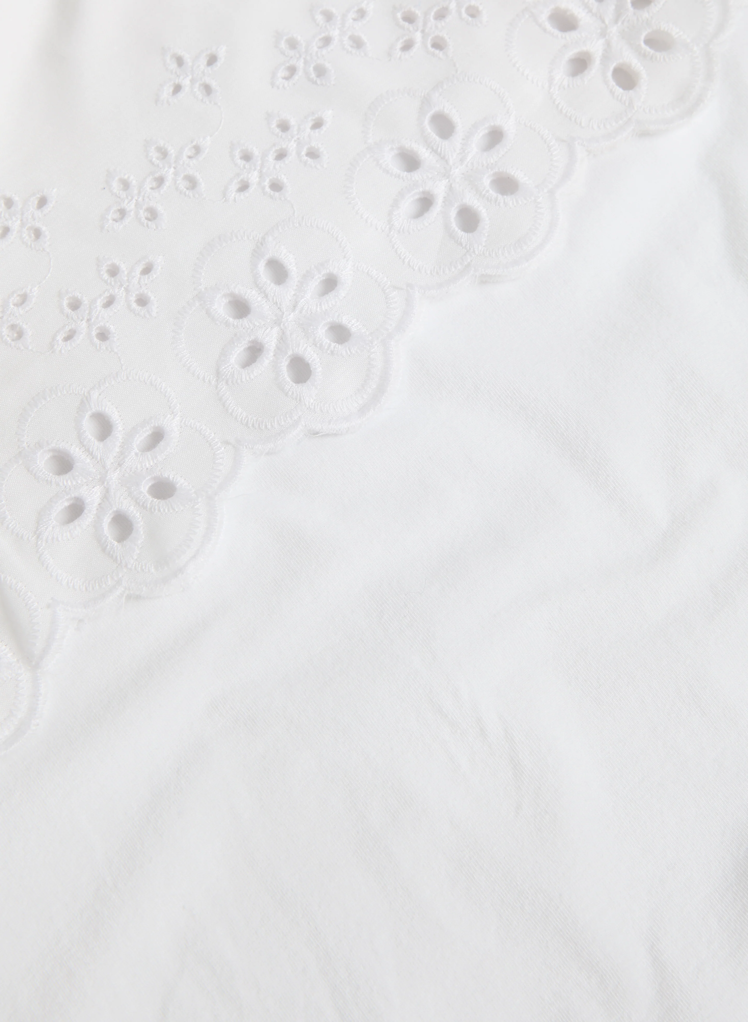 Eyelet Sleeve Tee - Image 8