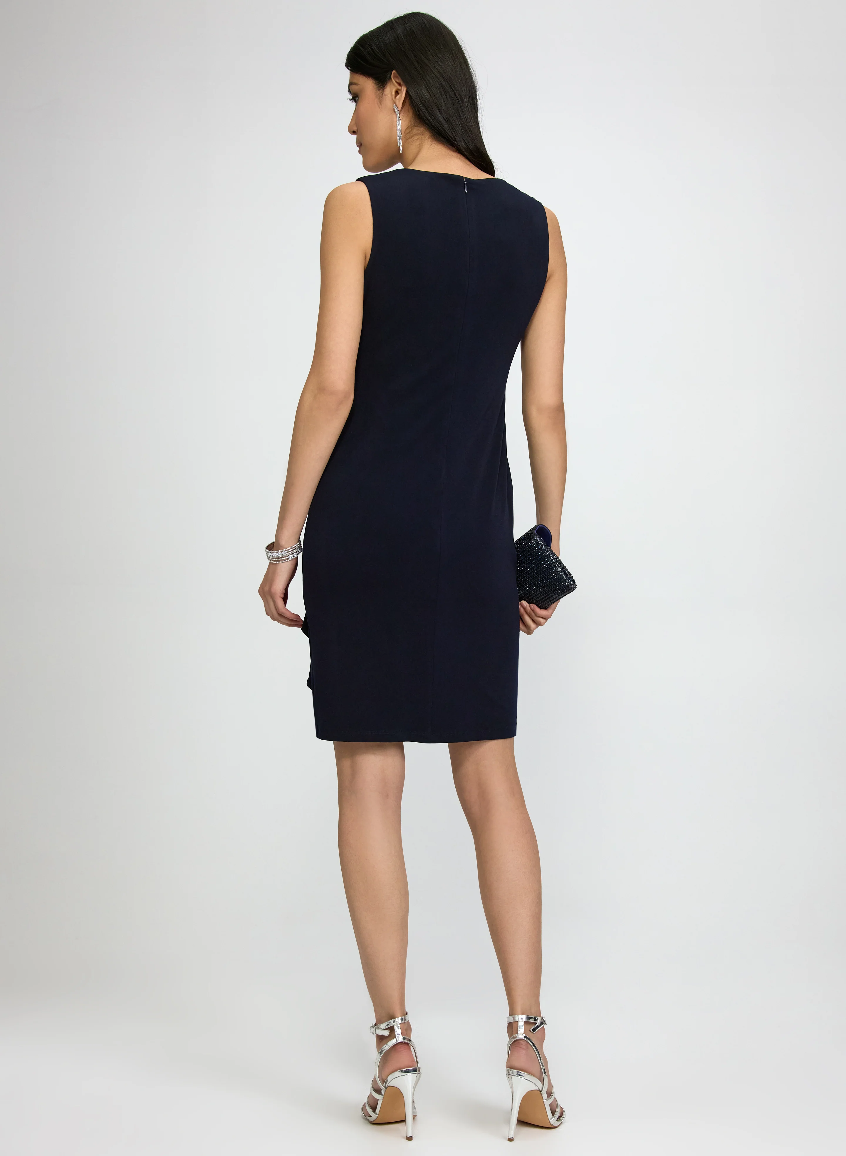 Fitted Jersey Dress - Image 4
