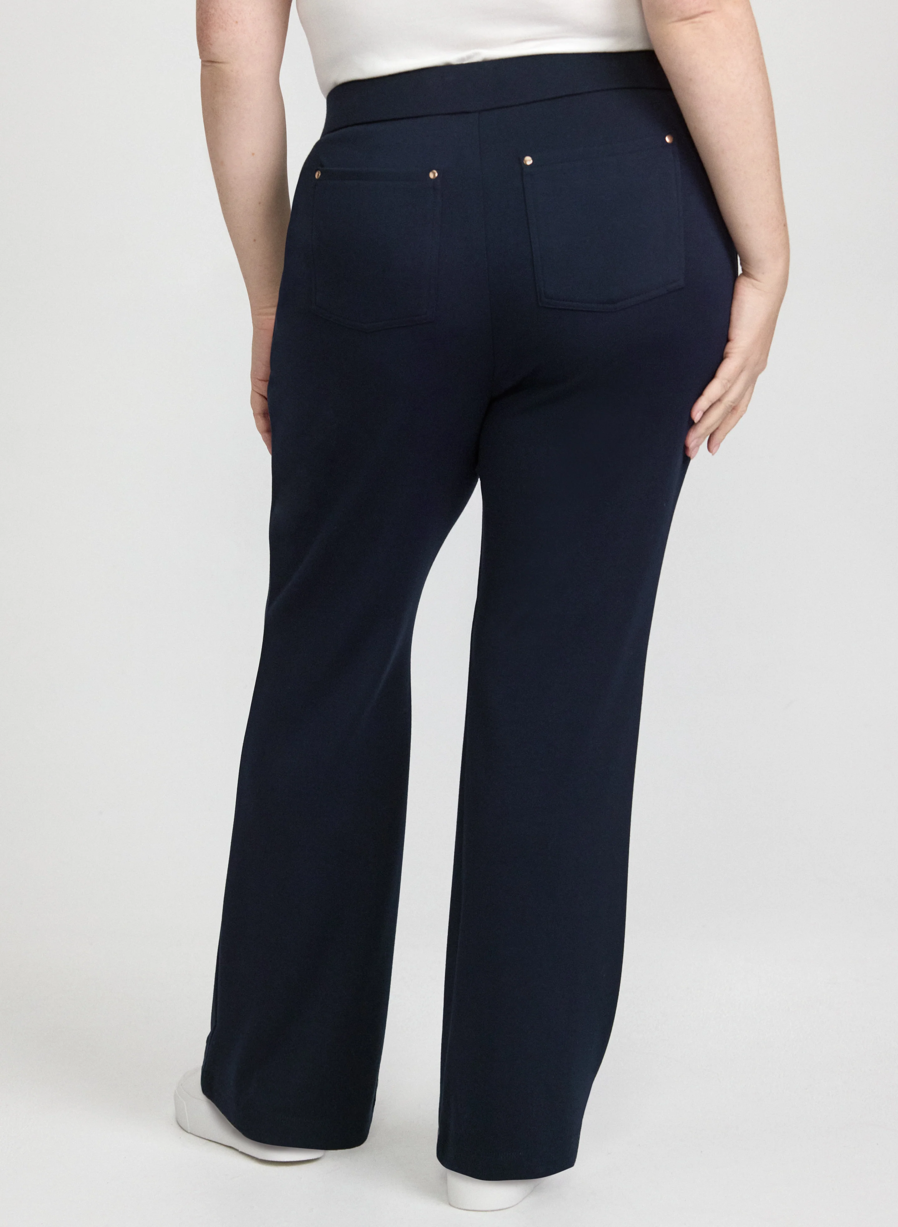 Flare-Leg Scuba Pants - Image 2