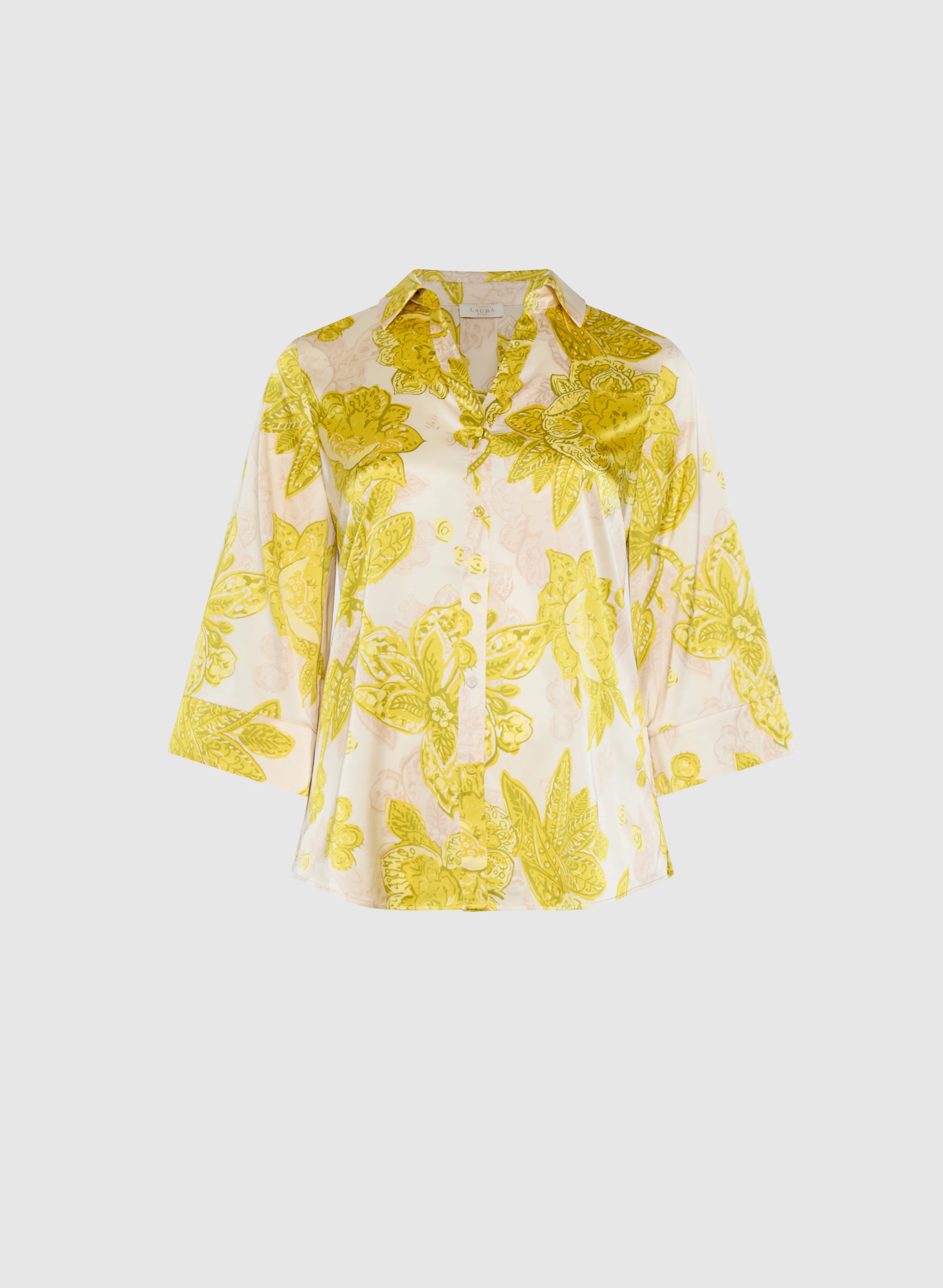 Floral 3/4 Sleeve Blouse - Image 6