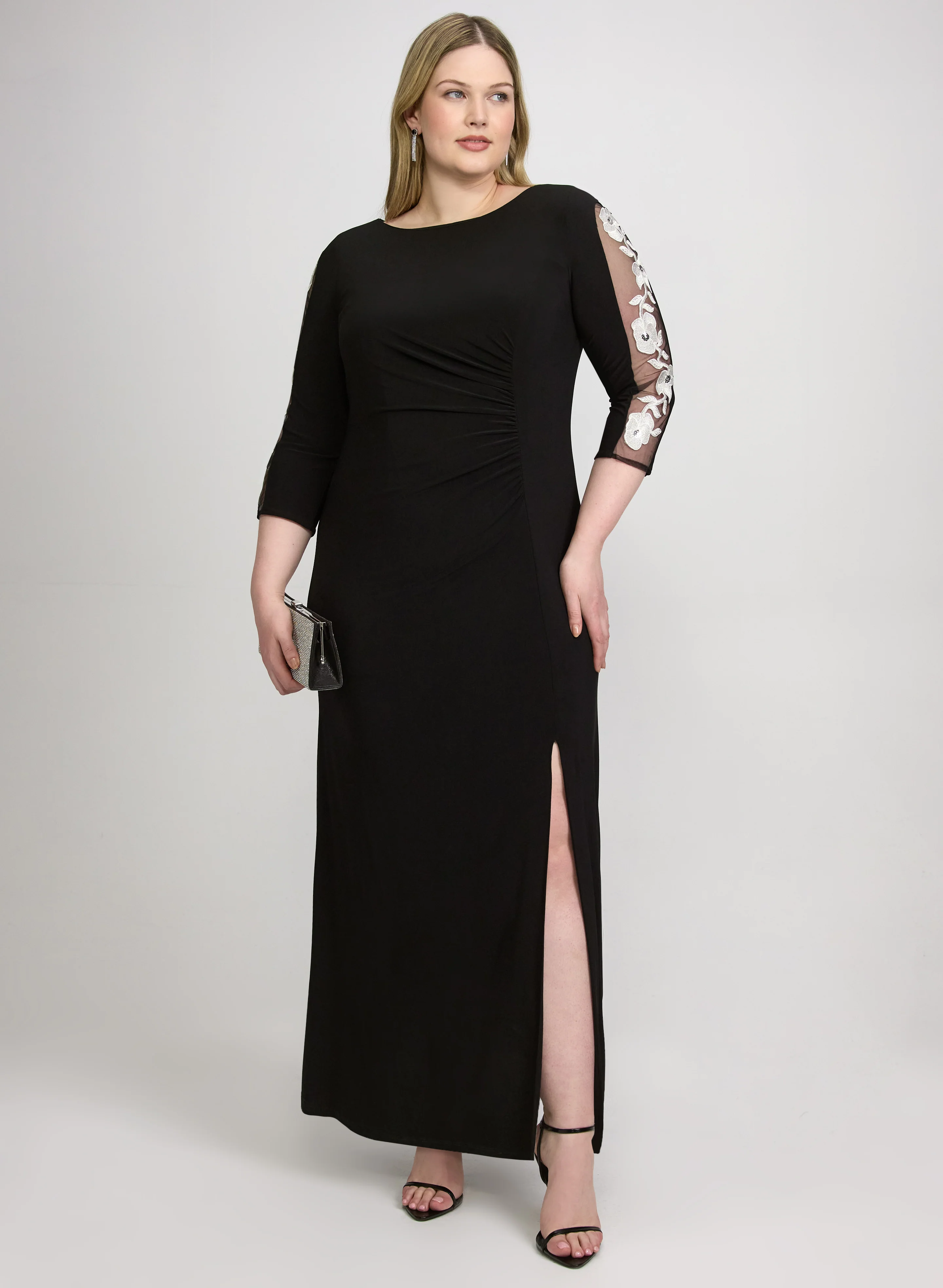 Floral Applique Dress